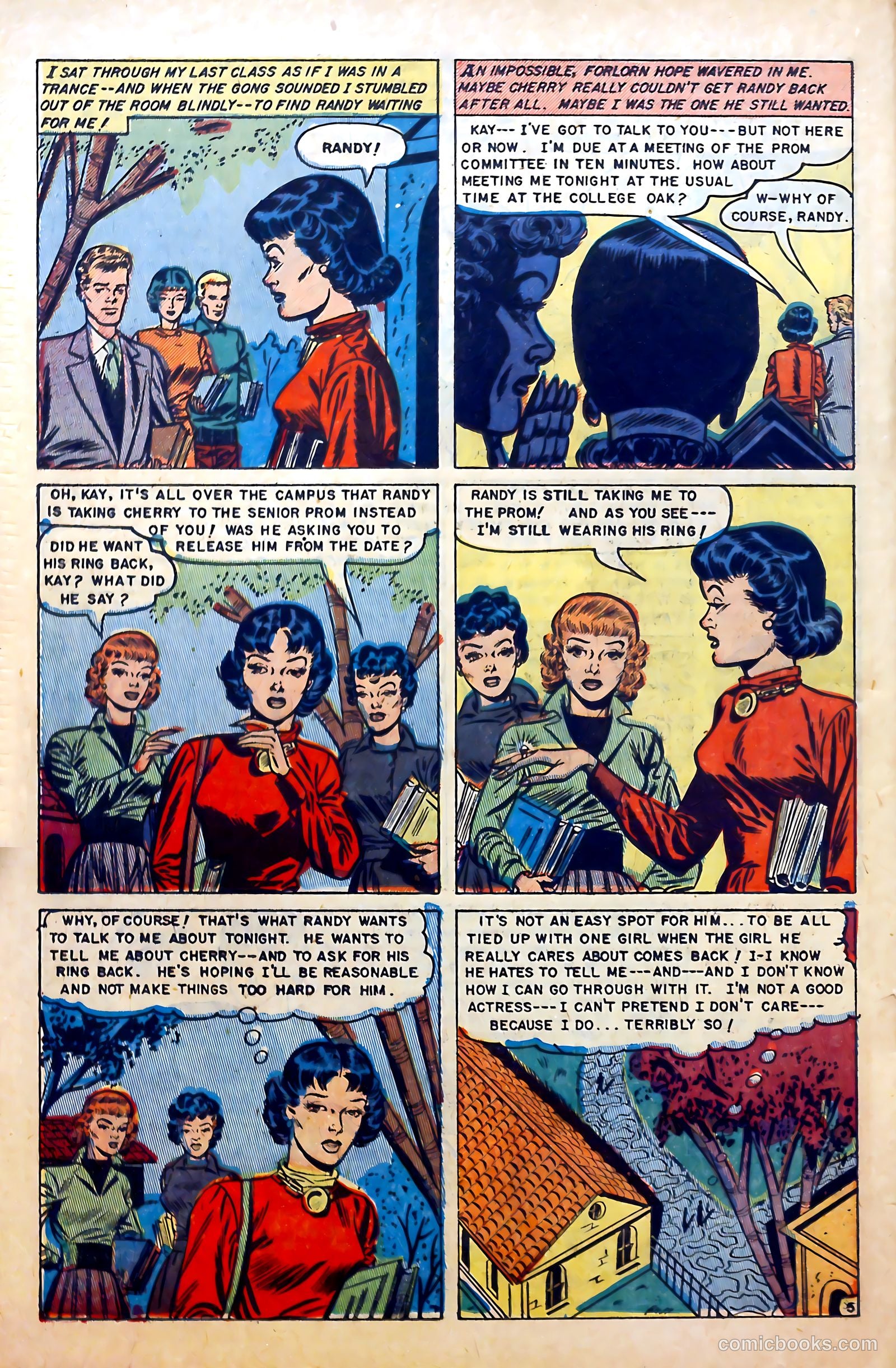 Glamorous Romances #67 (1953) — page 22 of 36