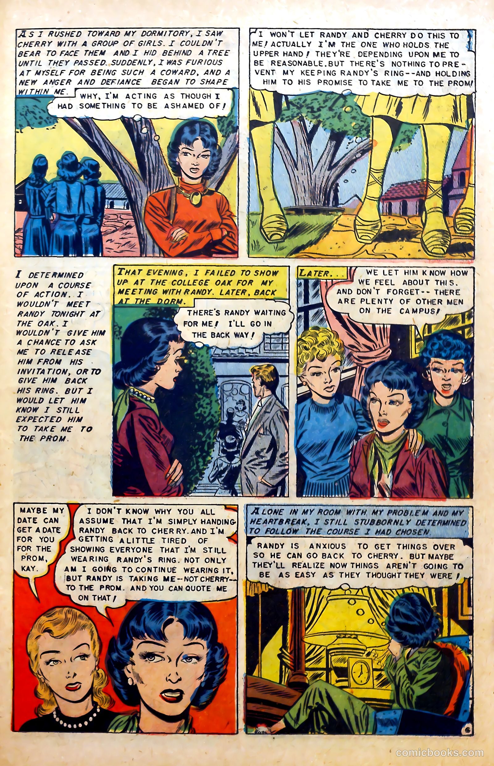 Glamorous Romances #67 (1953) — page 23 of 36