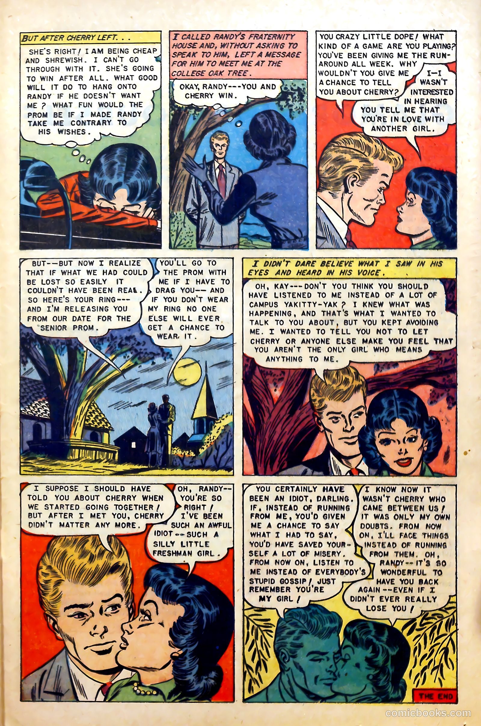 Glamorous Romances #67 (1953) — page 25 of 36