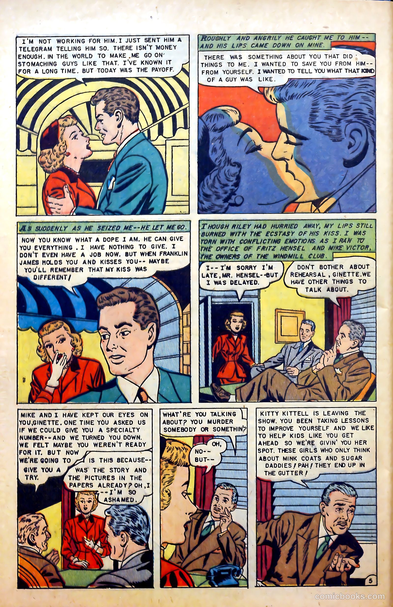 Glamorous Romances #67 (1953) — page 32 of 36