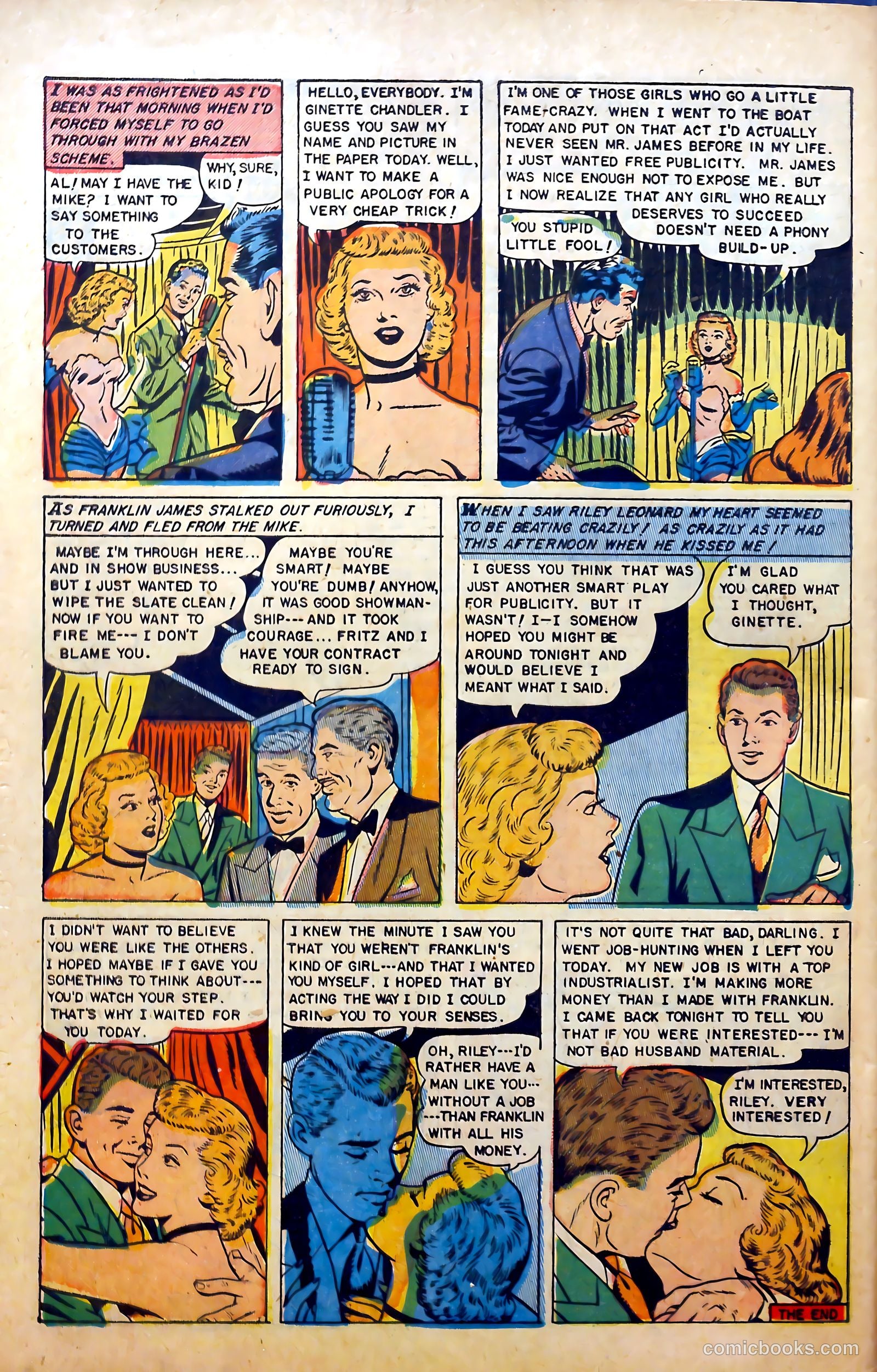 Glamorous Romances #67 (1953) — page 34 of 36