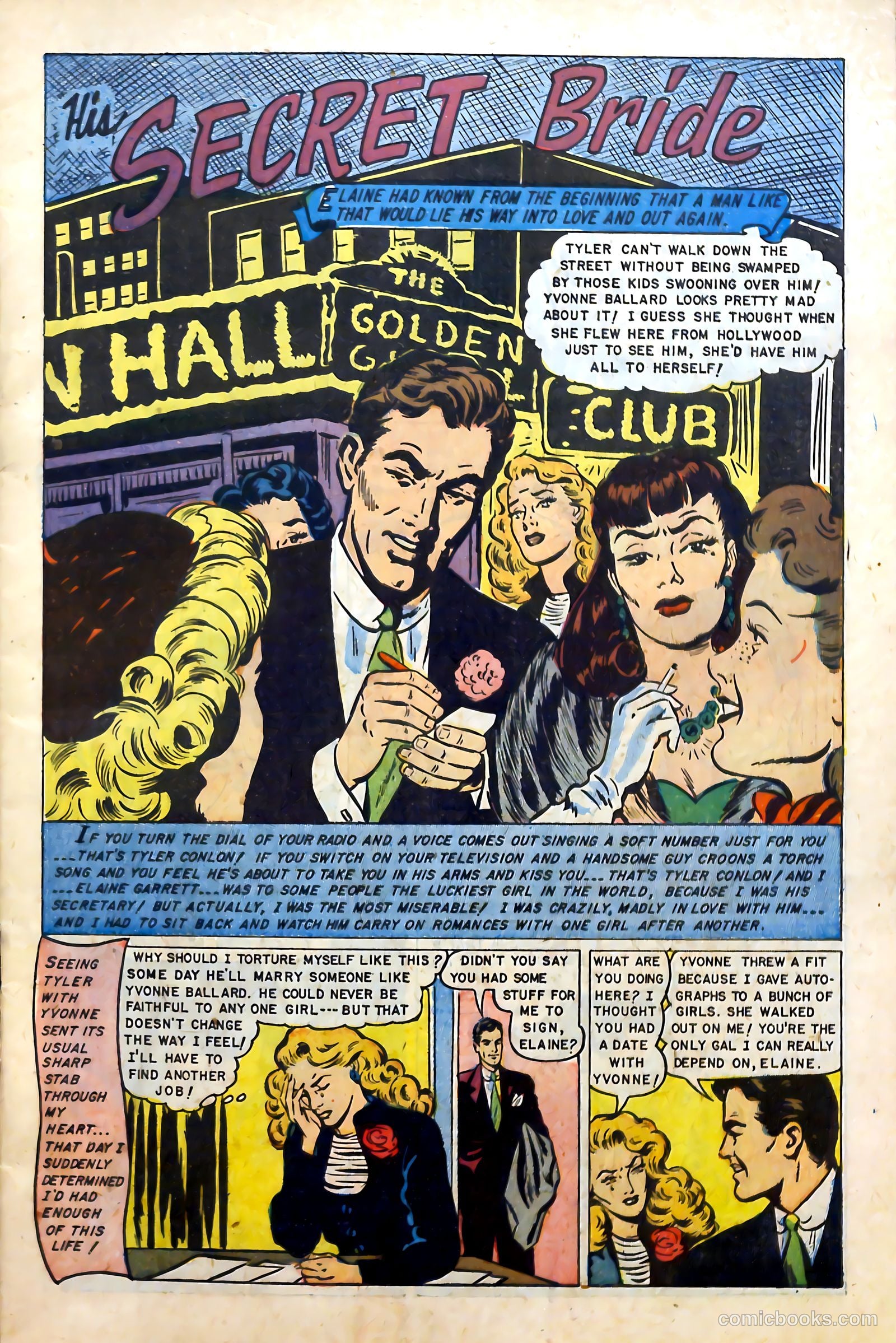 Glamorous Romances #68 (1953) — page 3 of 36