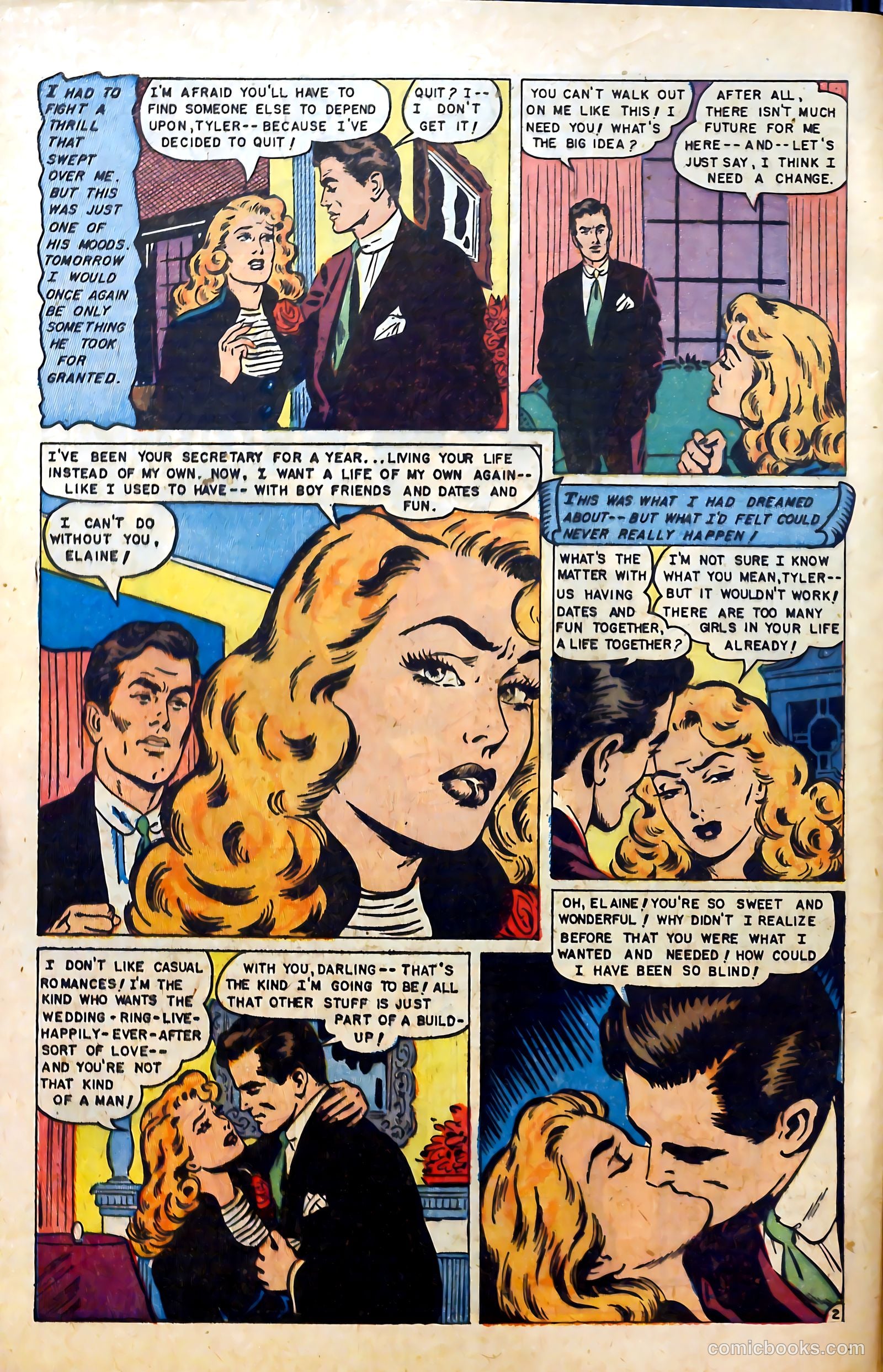 Glamorous Romances #68 (1953) — page 4 of 36