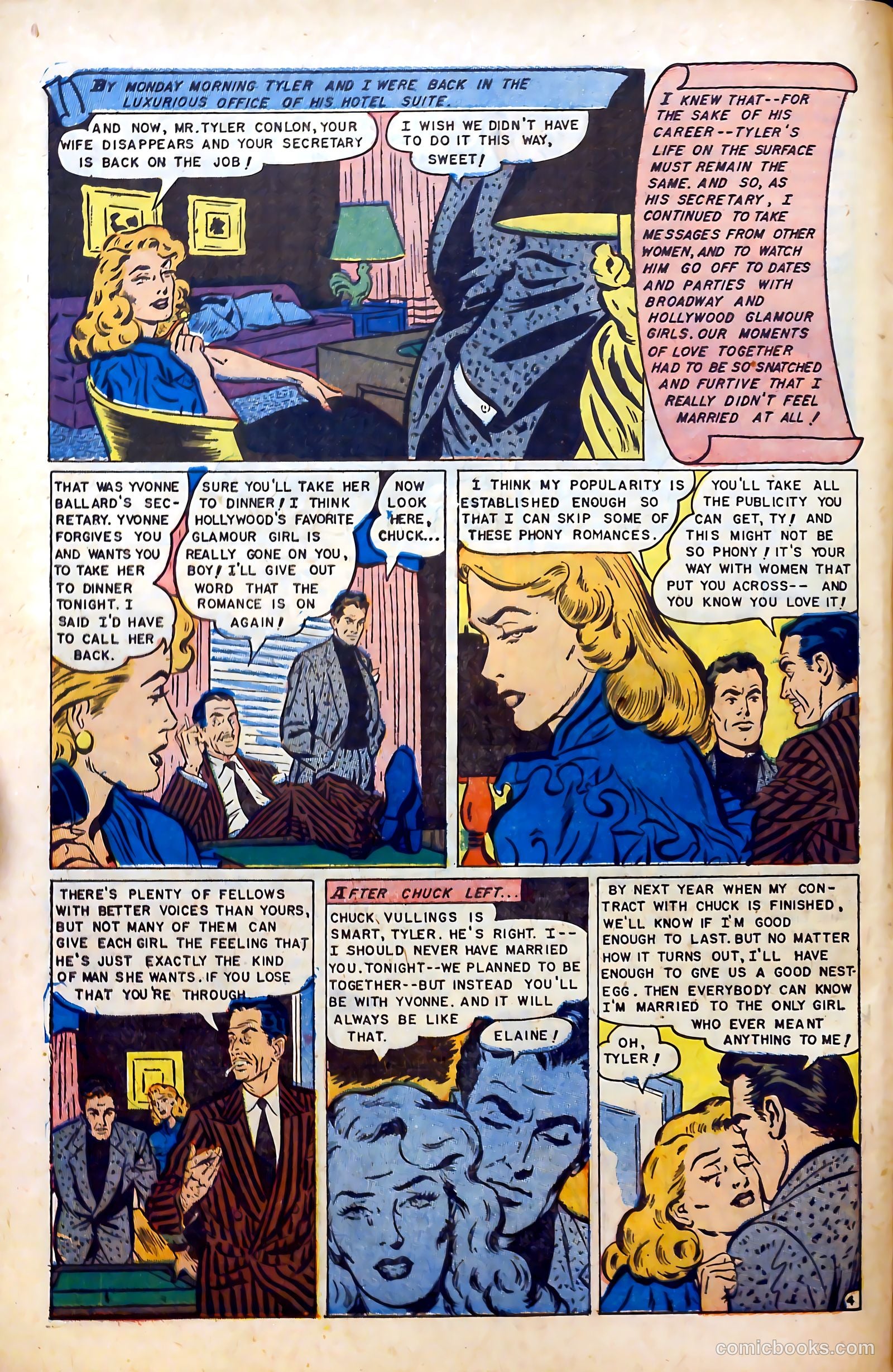Glamorous Romances #68 (1953) — page 6 of 36