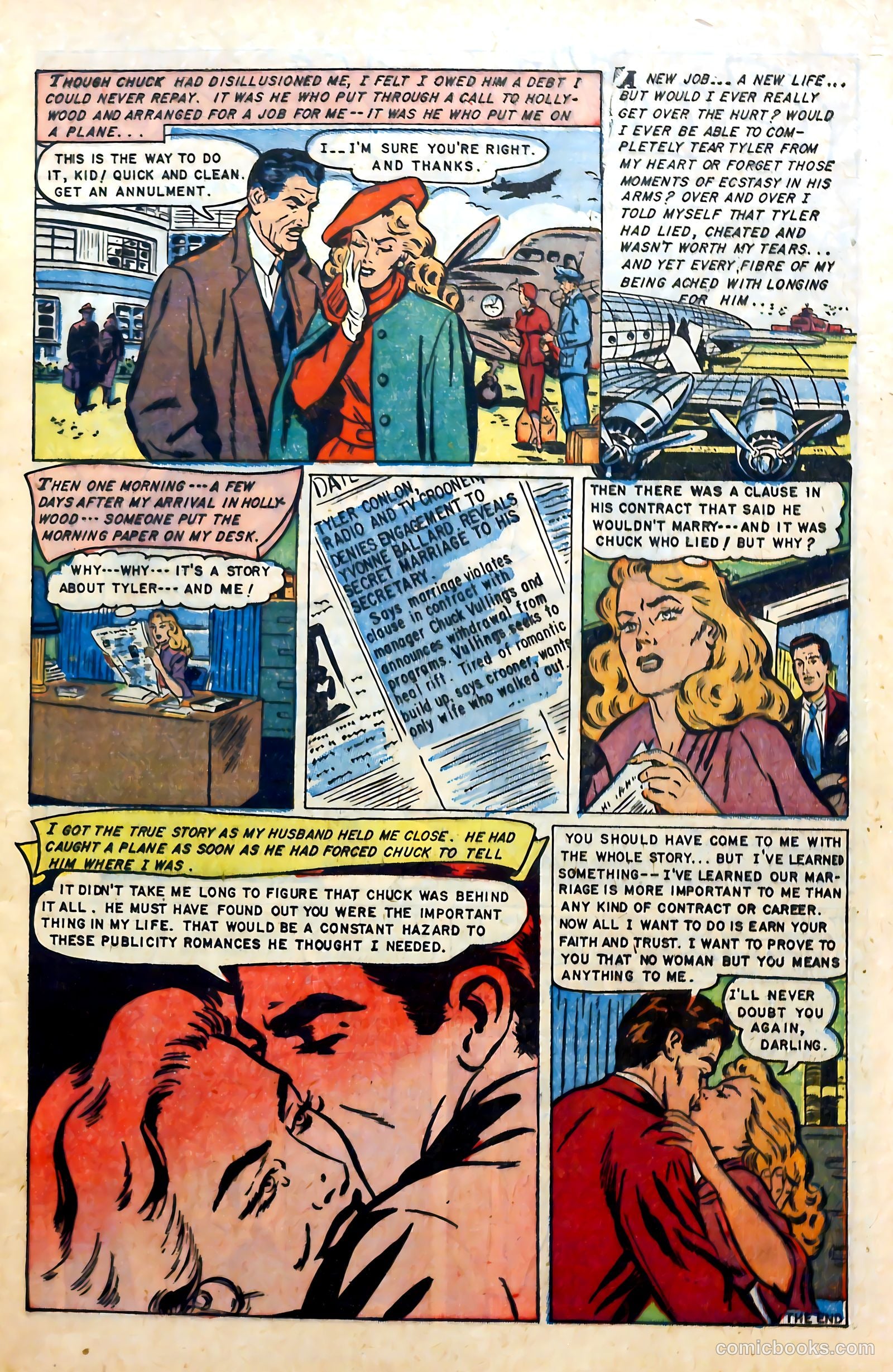 Glamorous Romances #68 (1953) — page 9 of 36