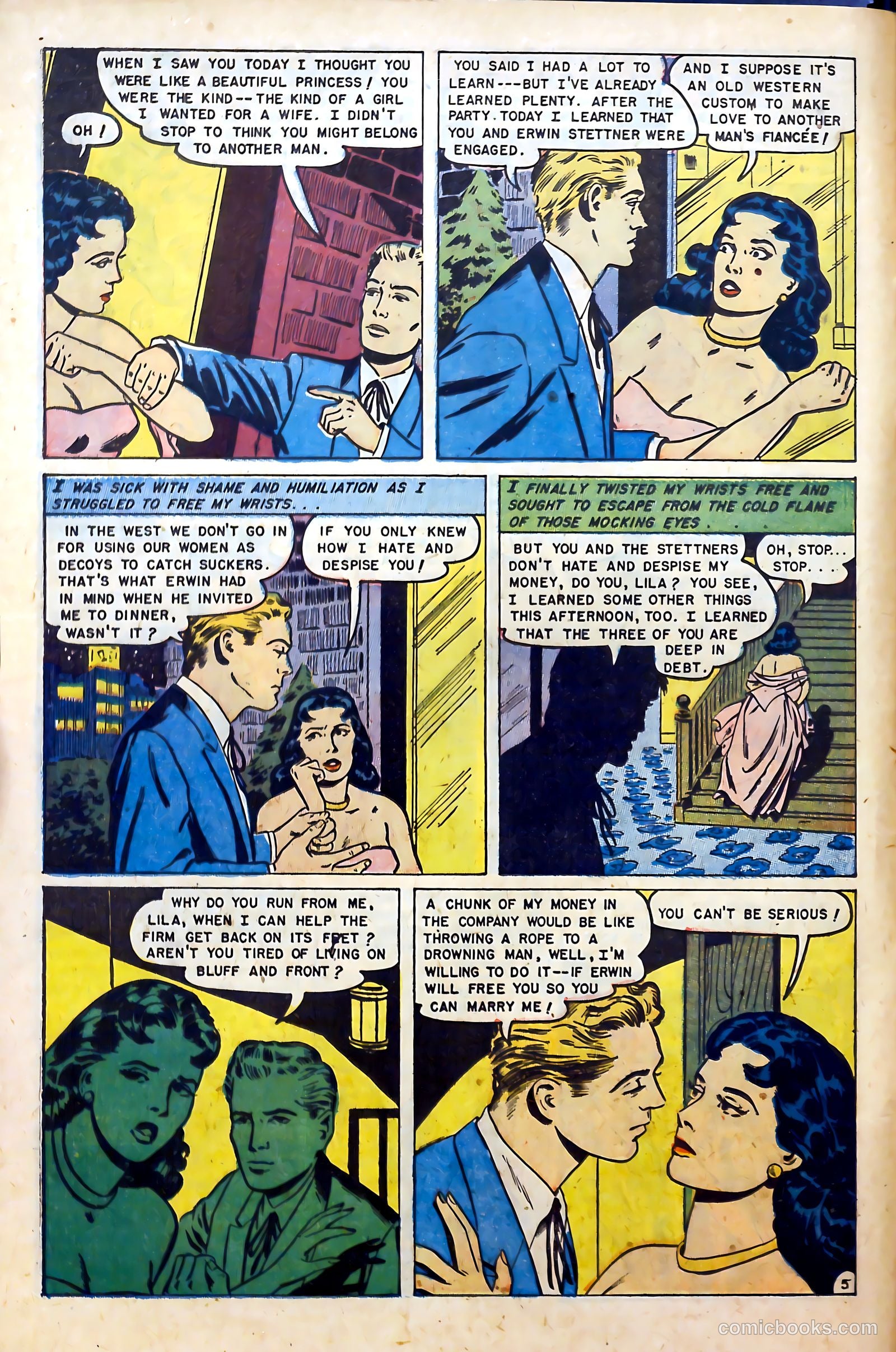 Glamorous Romances #68 (1953) — page 14 of 36