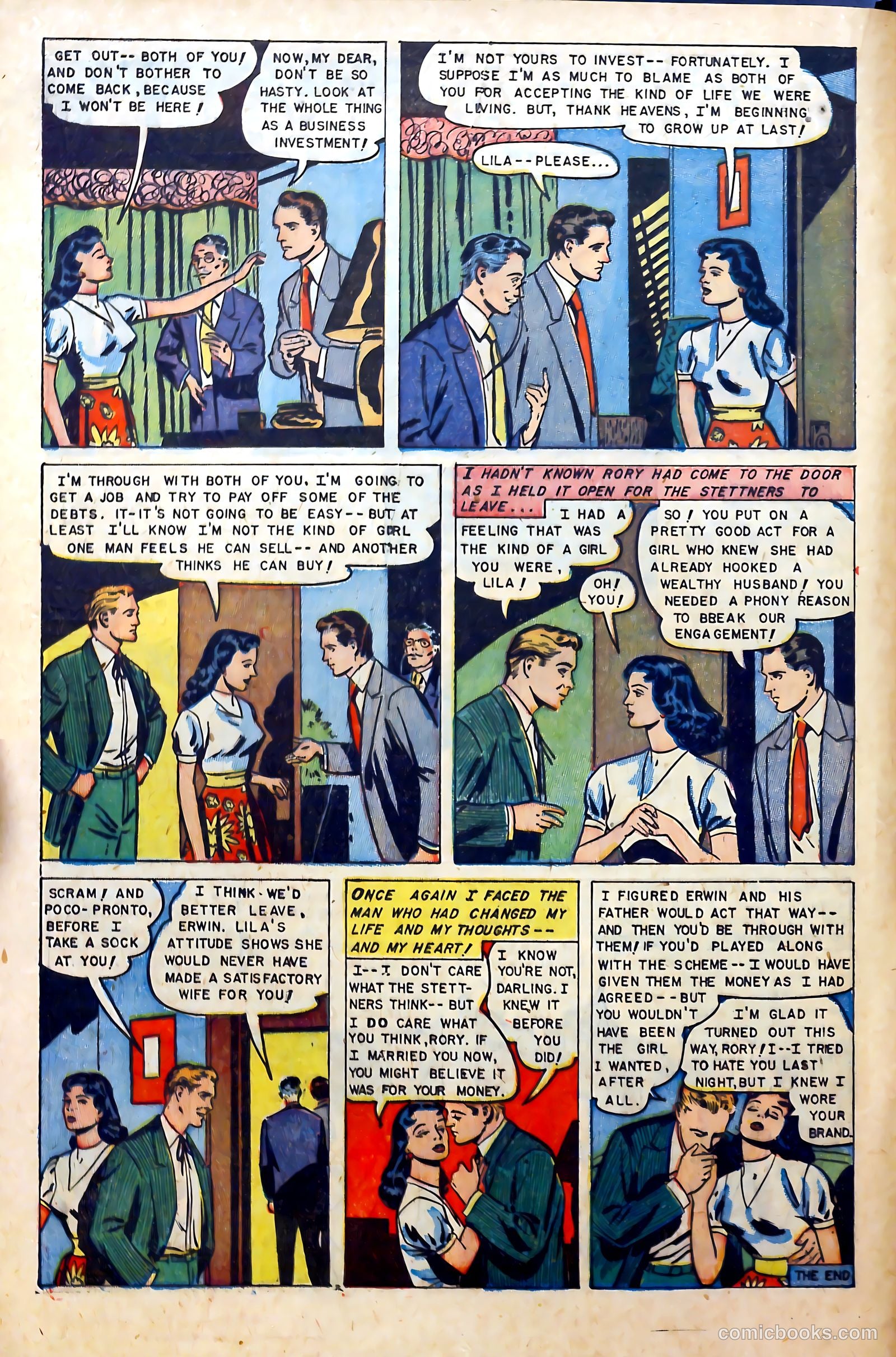 Glamorous Romances #68 (1953) — page 16 of 36