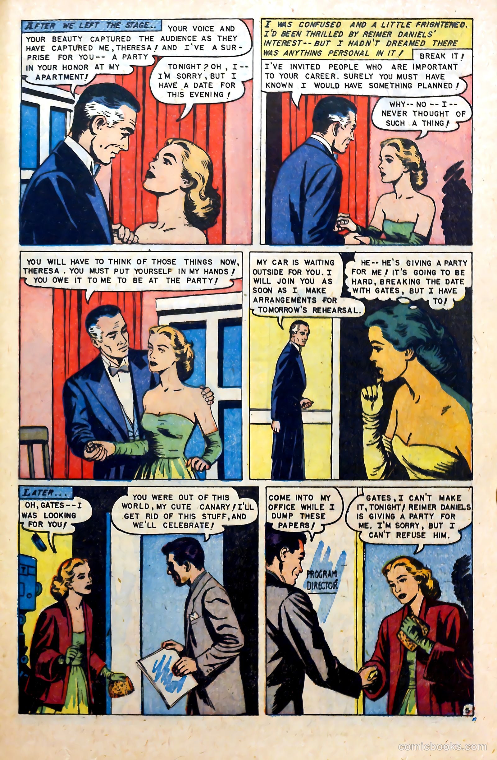 Glamorous Romances #68 (1953) — page 21 of 36