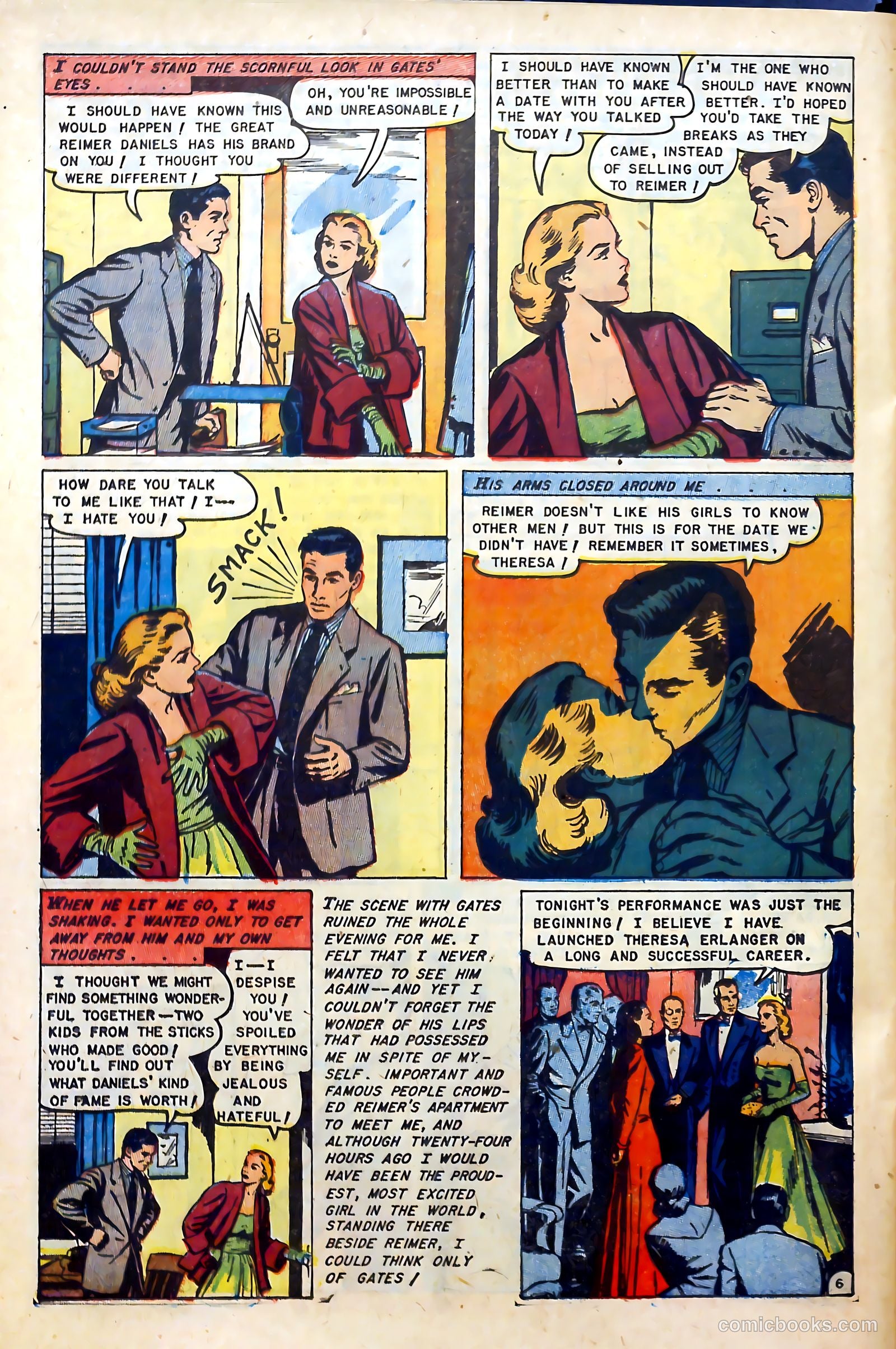 Glamorous Romances #68 (1953) — page 22 of 36