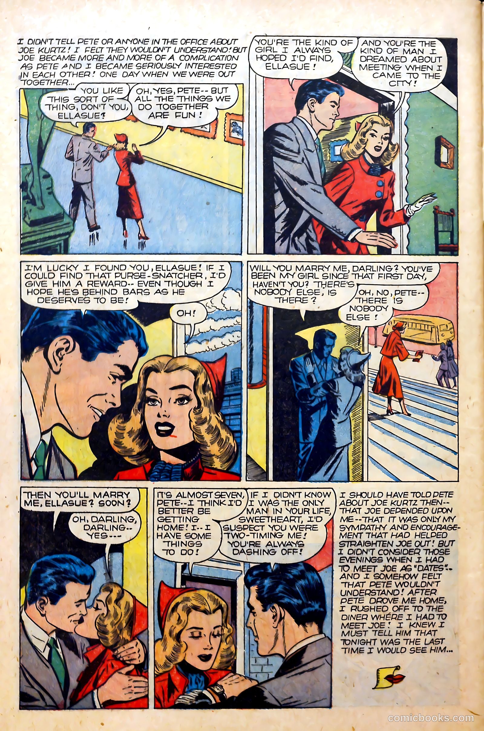 Glamorous Romances #68 (1953) — page 32 of 36