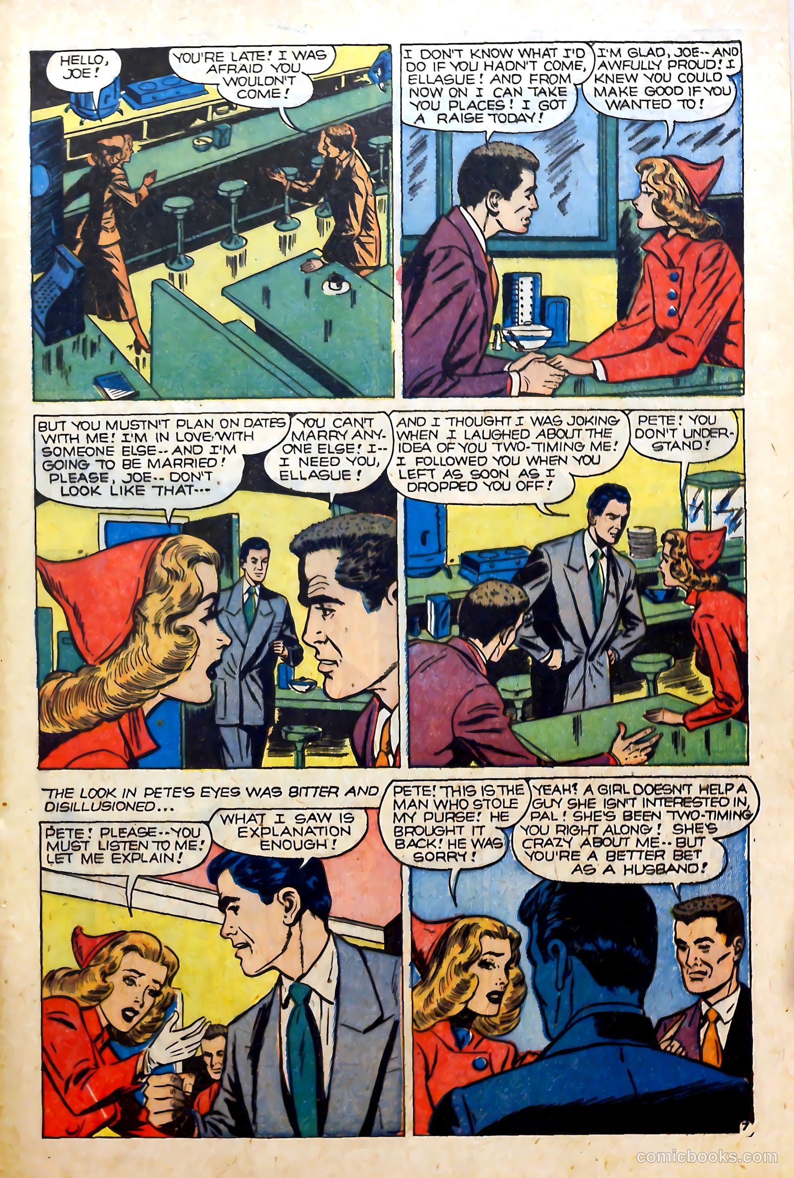 Glamorous Romances #68 (1953) — page 33 of 36