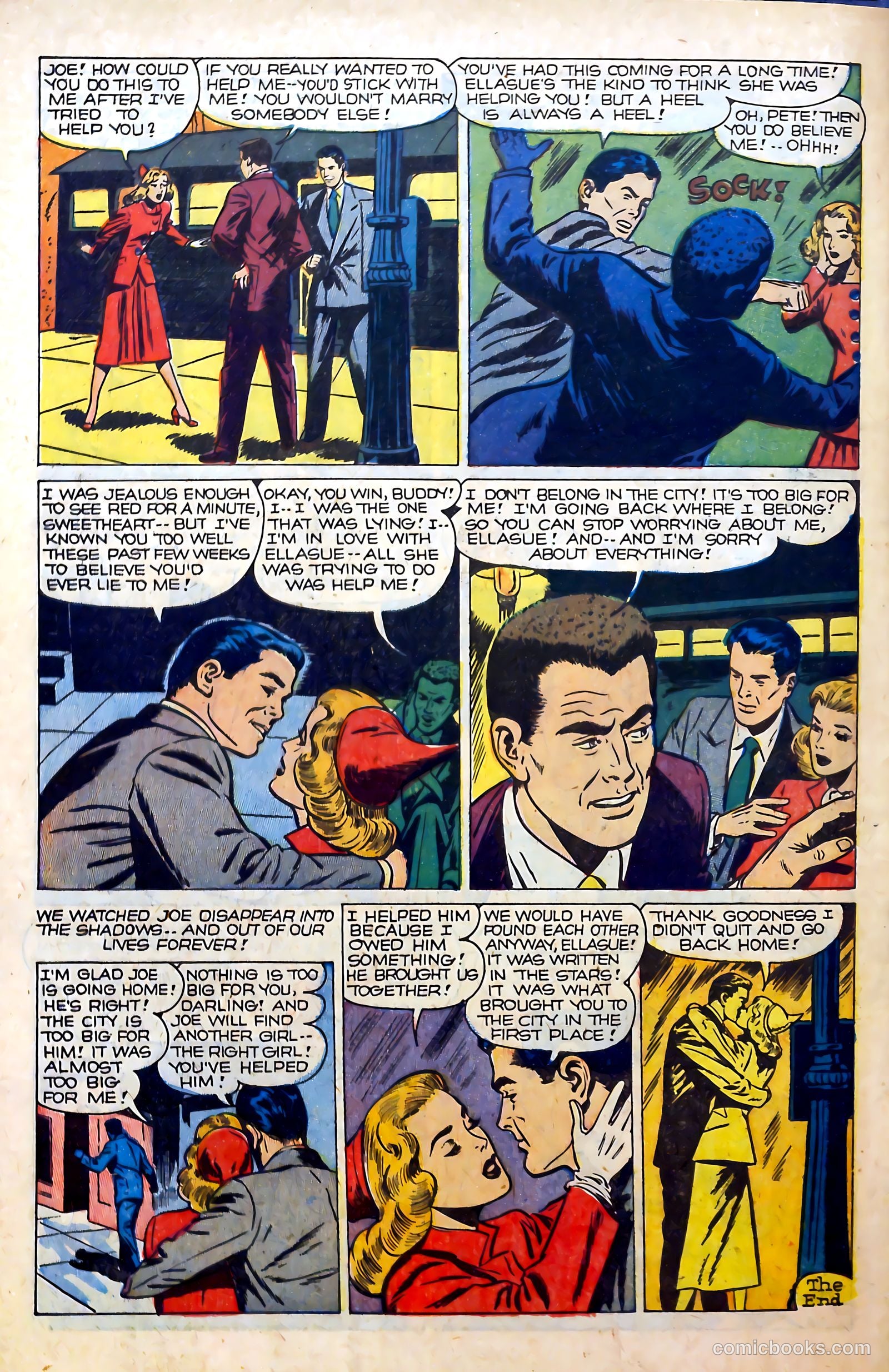 Glamorous Romances #68 (1953) — page 34 of 36