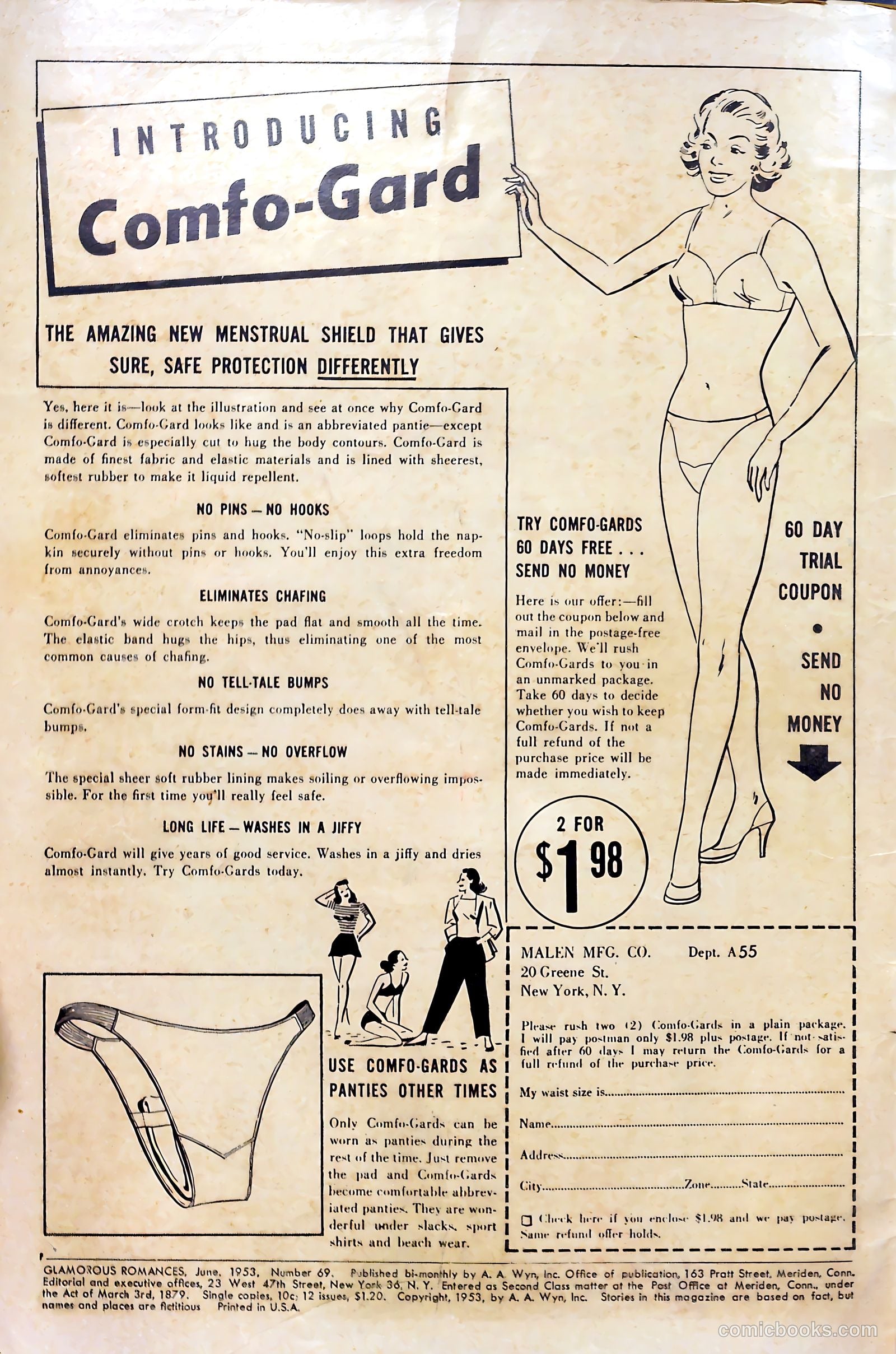 Glamorous Romances #69 (1953) — page 2 of 36