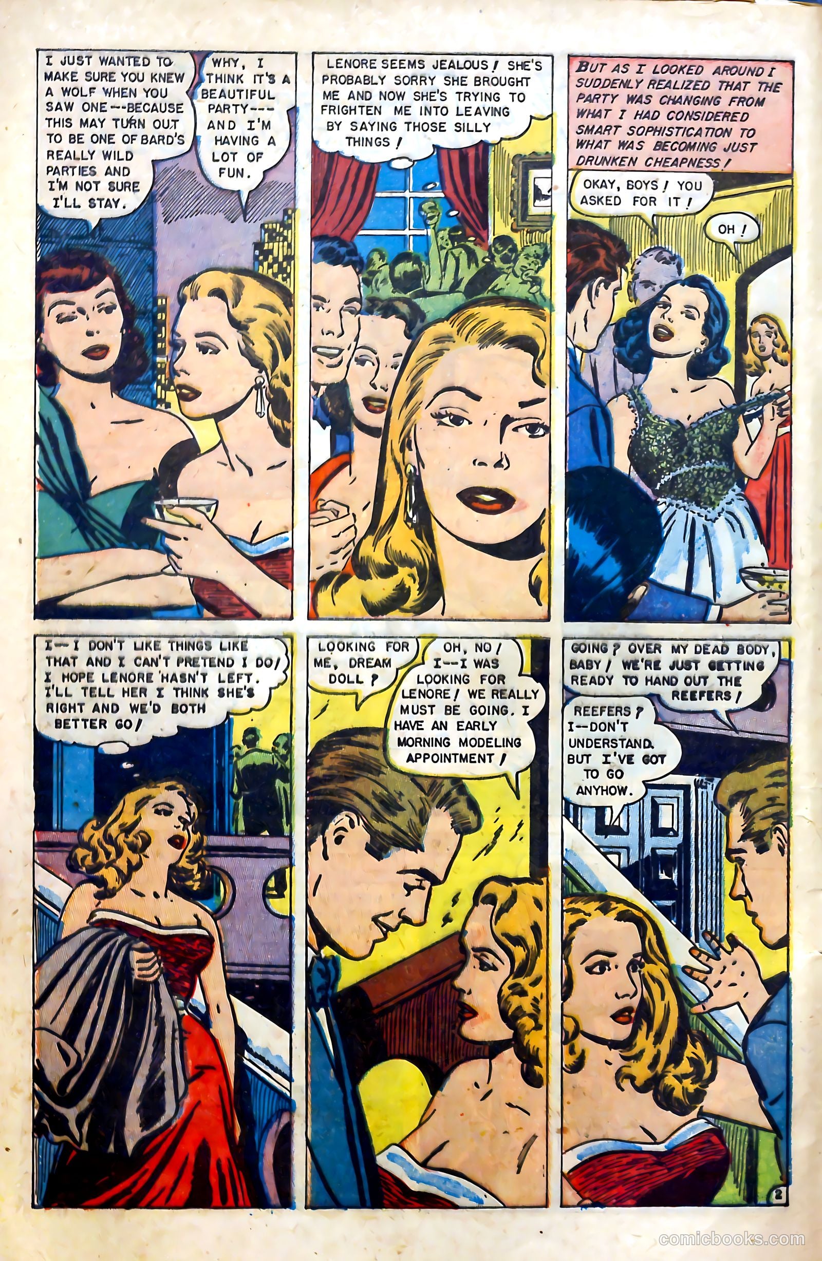 Glamorous Romances #69 (1953) — page 4 of 36