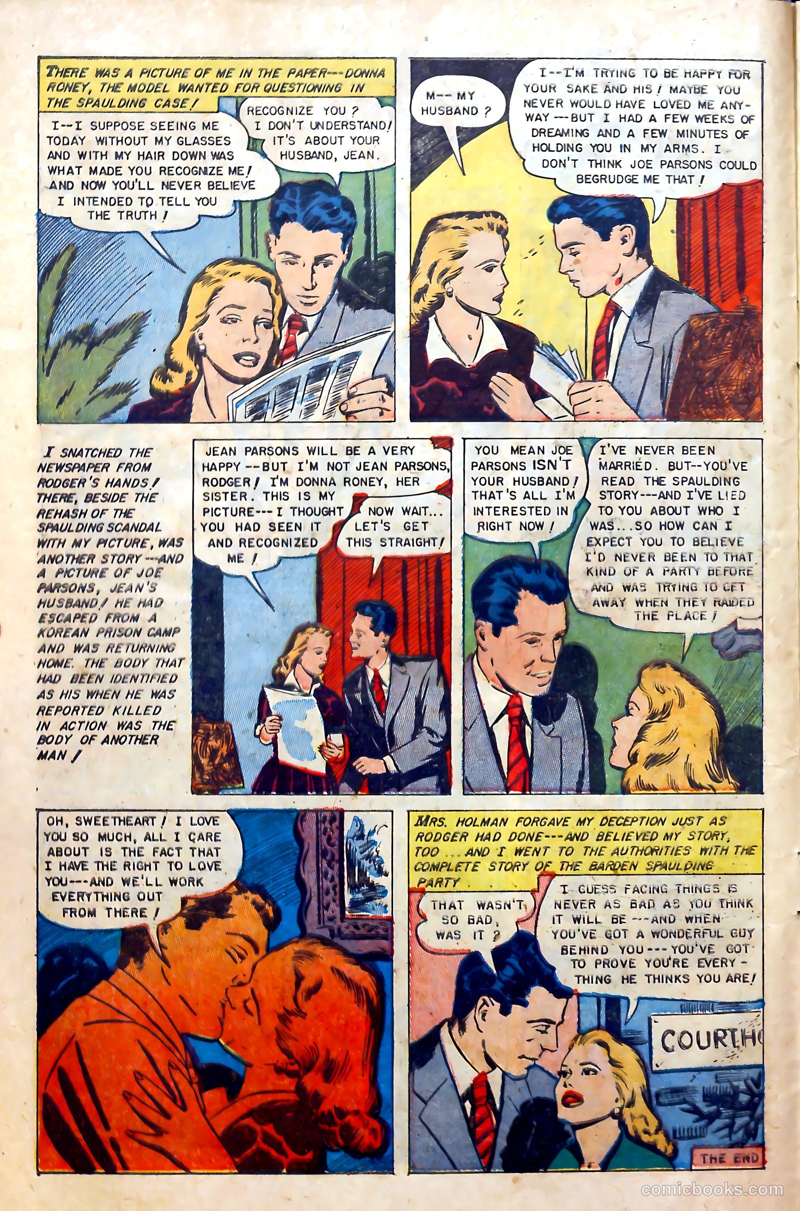 Glamorous Romances #69 (1953) — page 10 of 36