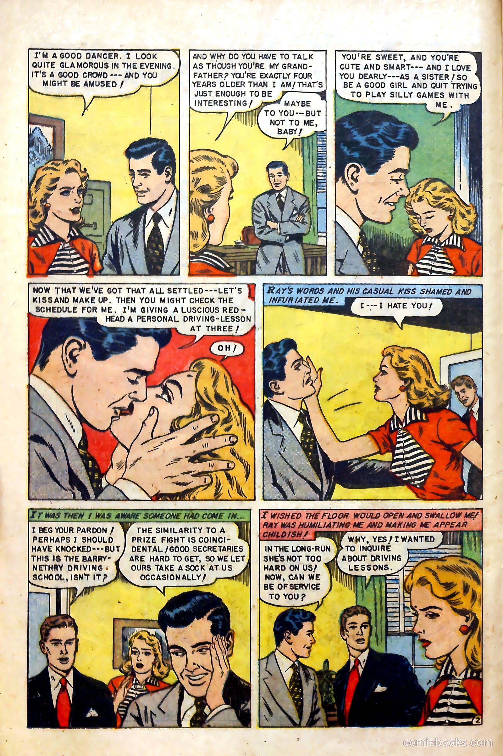 Glamorous Romances #69 (1953) — page 12 of 36