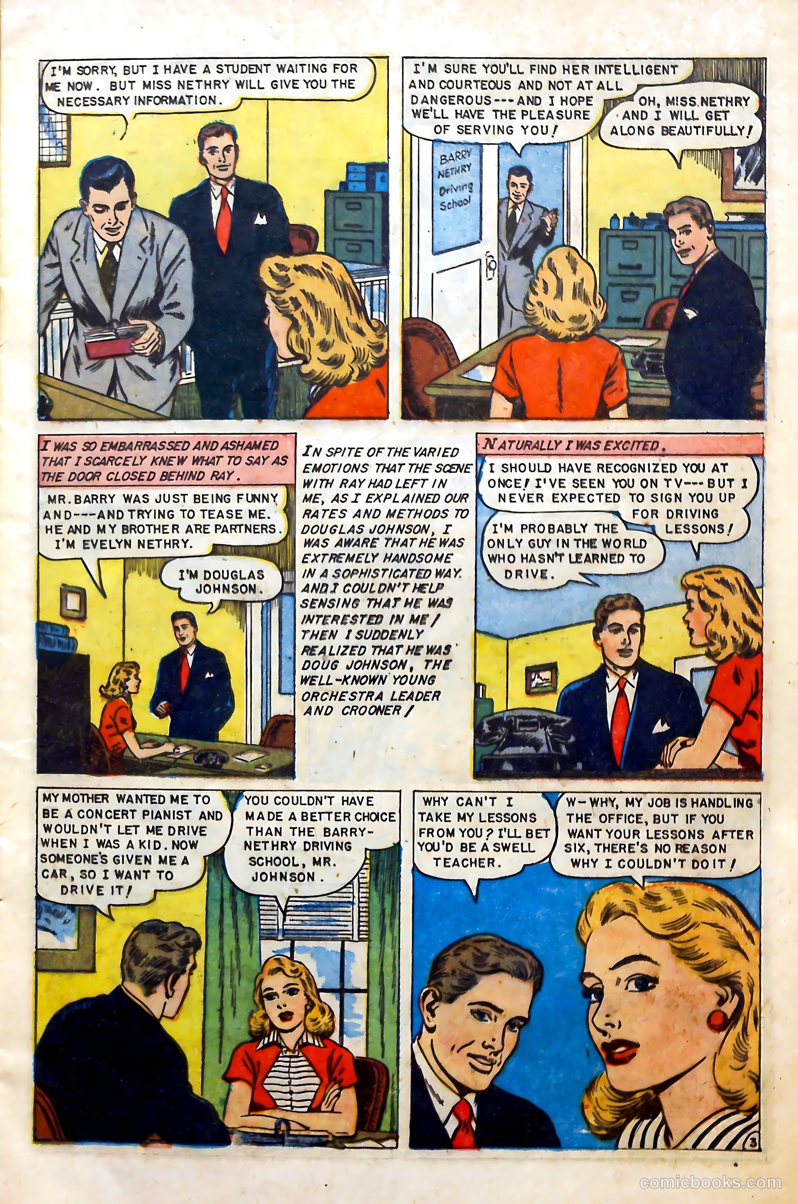 Glamorous Romances #69 (1953) — page 13 of 36