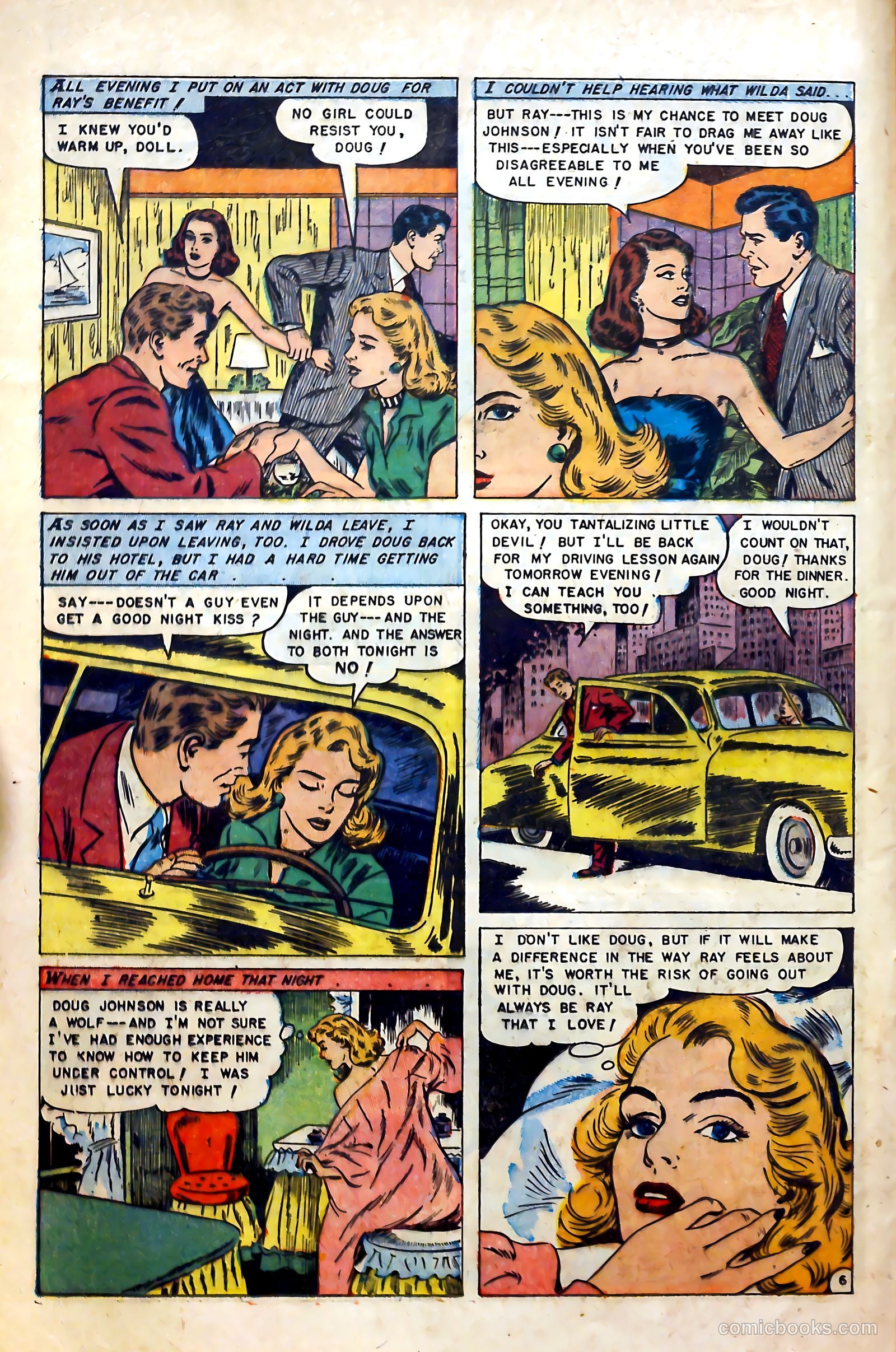 Glamorous Romances #69 (1953) — page 16 of 36