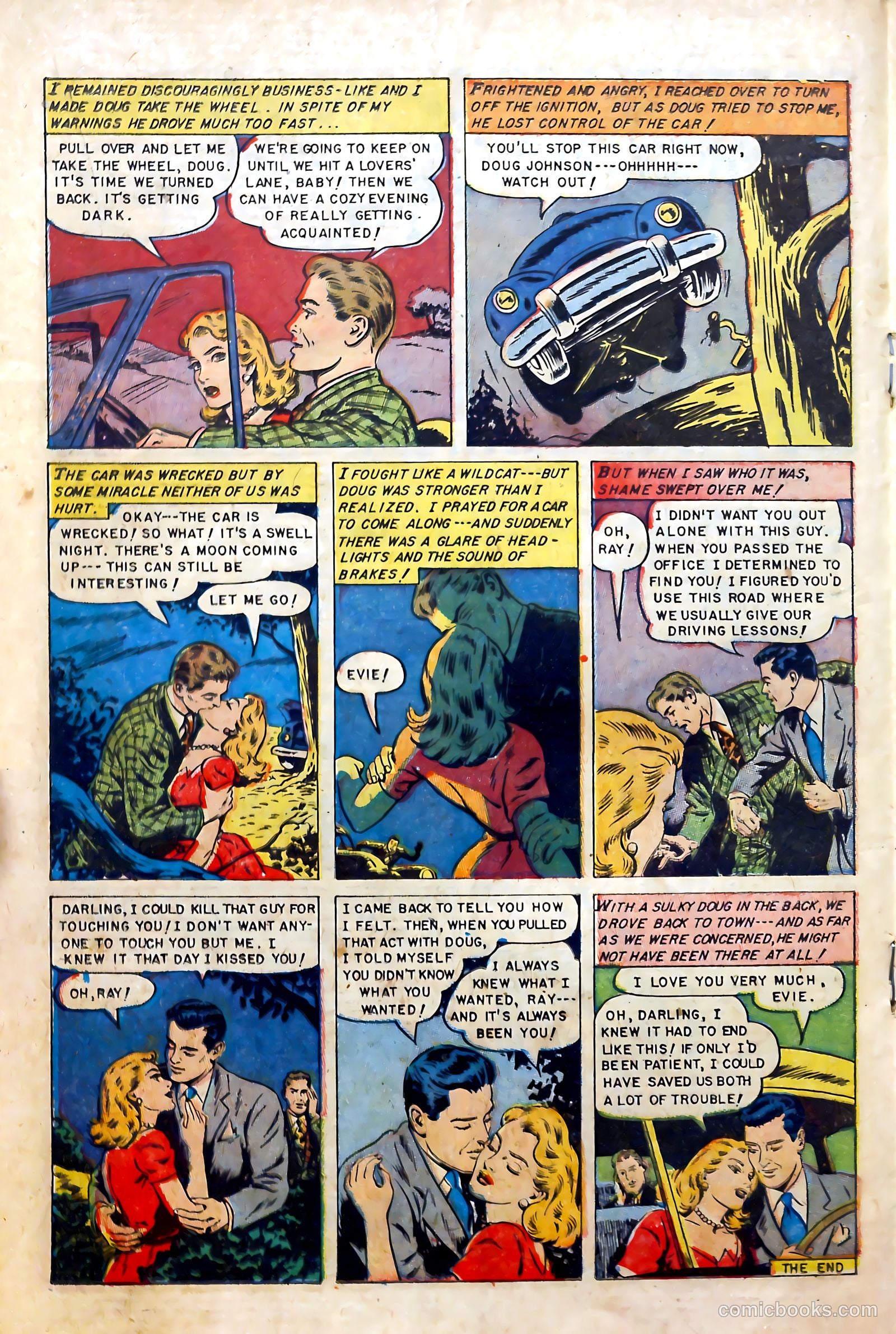 Glamorous Romances #69 (1953) — page 18 of 36