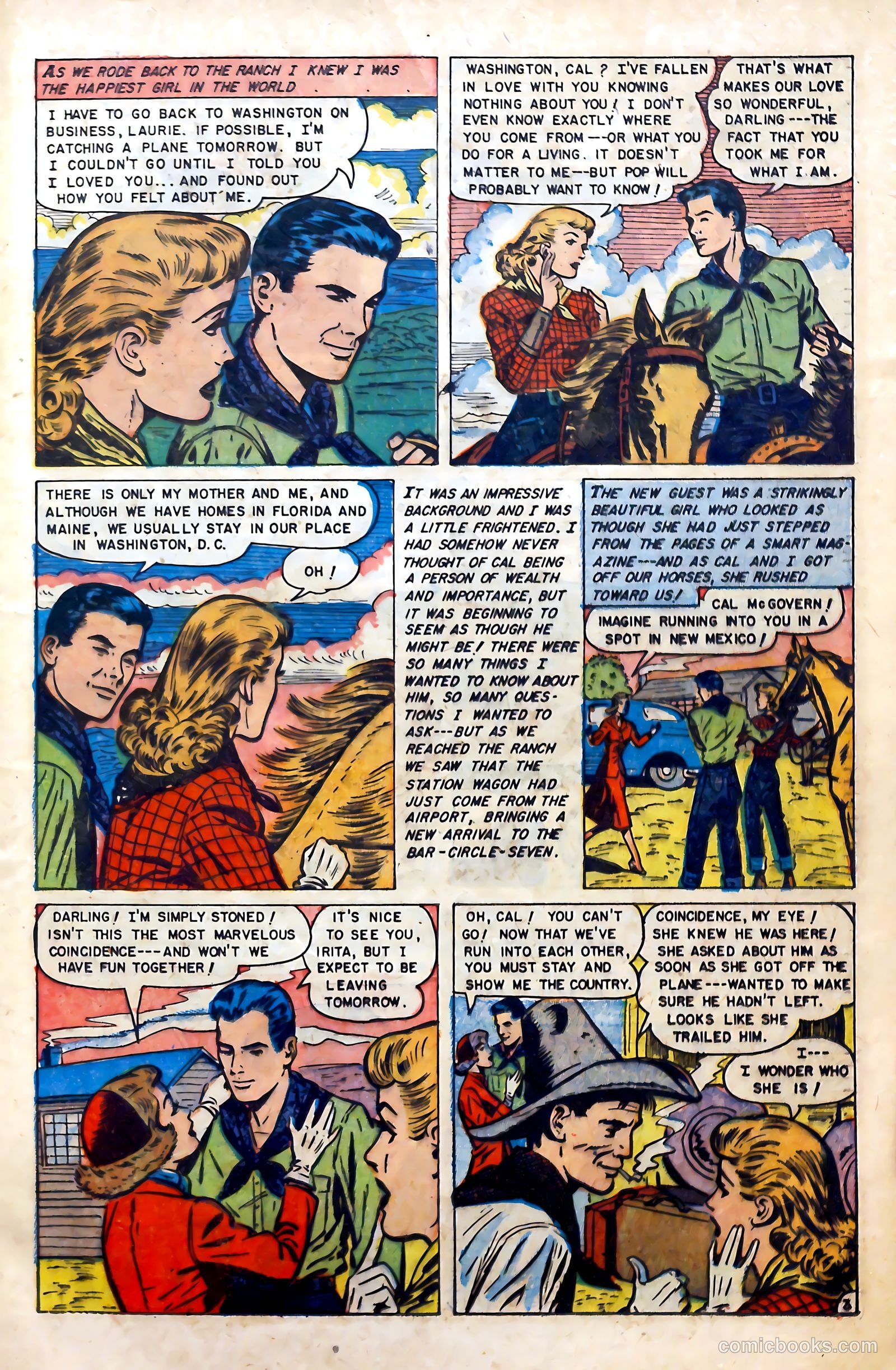 Glamorous Romances #69 (1953) — page 21 of 36