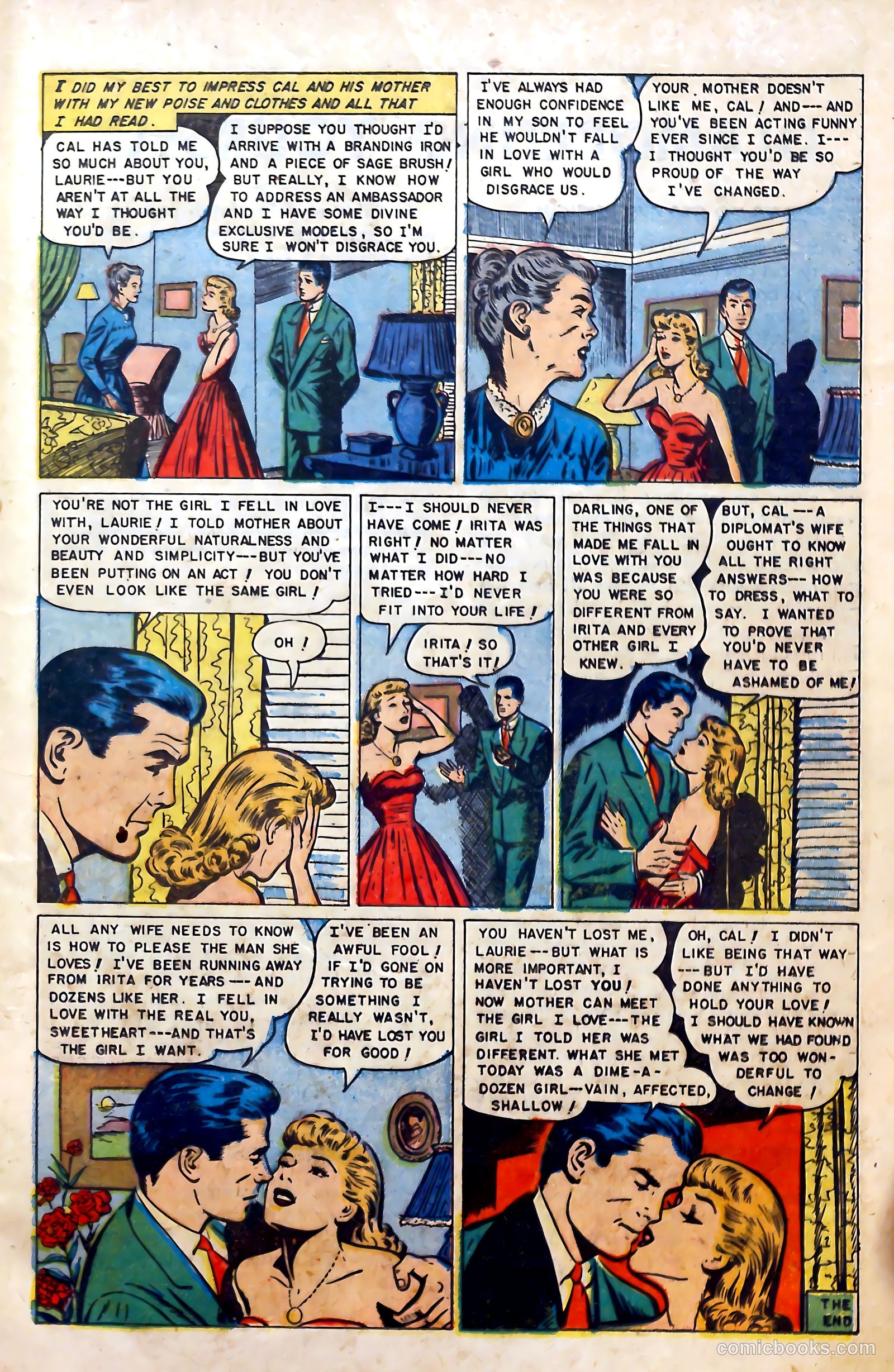 Glamorous Romances #69 (1953) — page 25 of 36