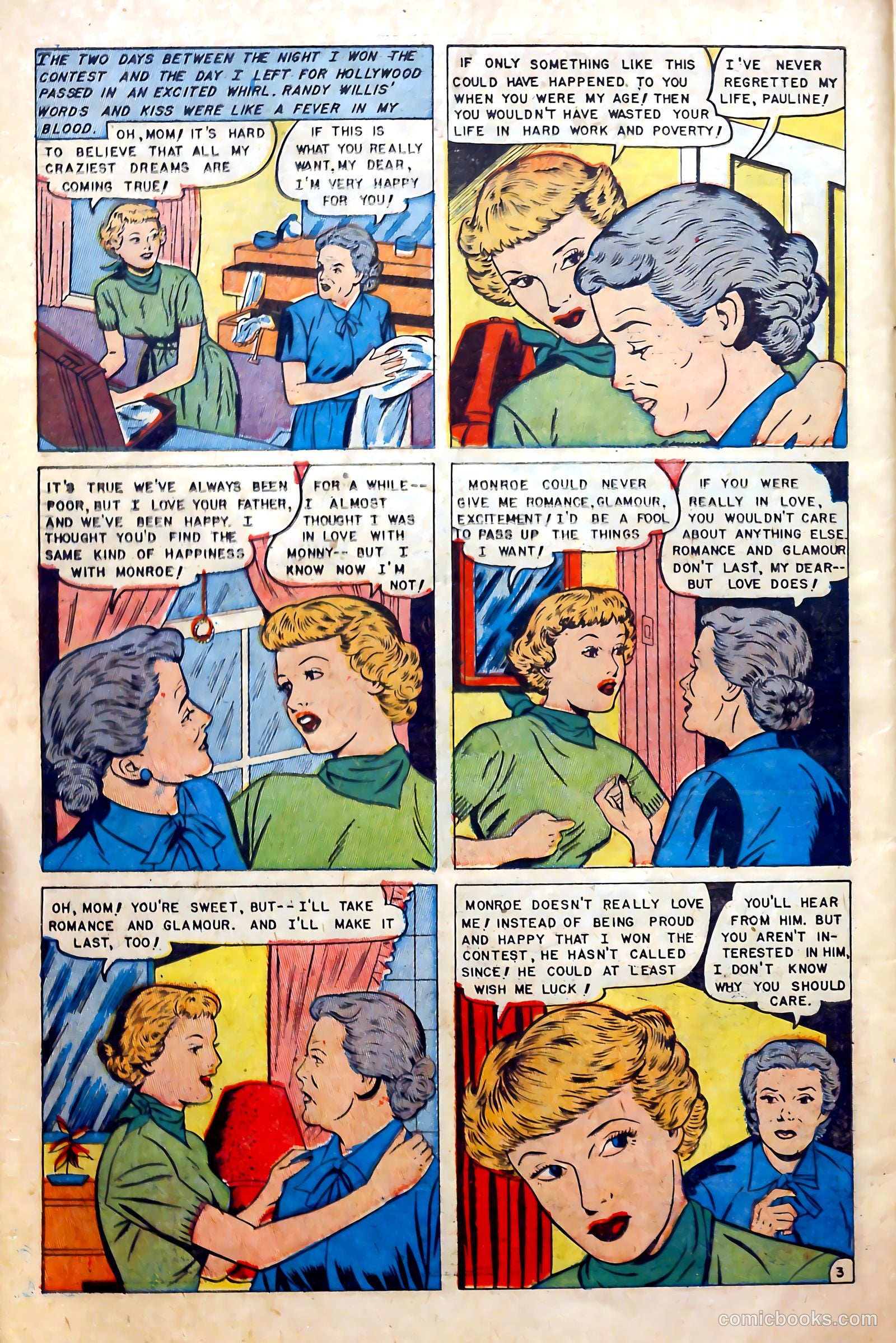 Glamorous Romances #69 (1953) — page 30 of 36