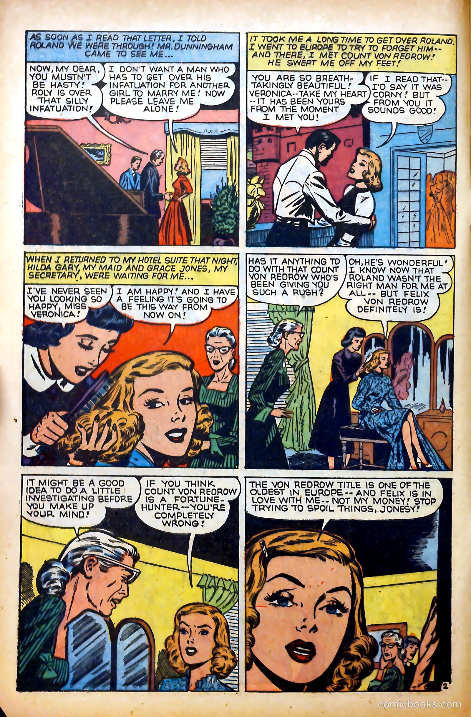Glamorous Romances #70 (1953) — page 4 of 36
