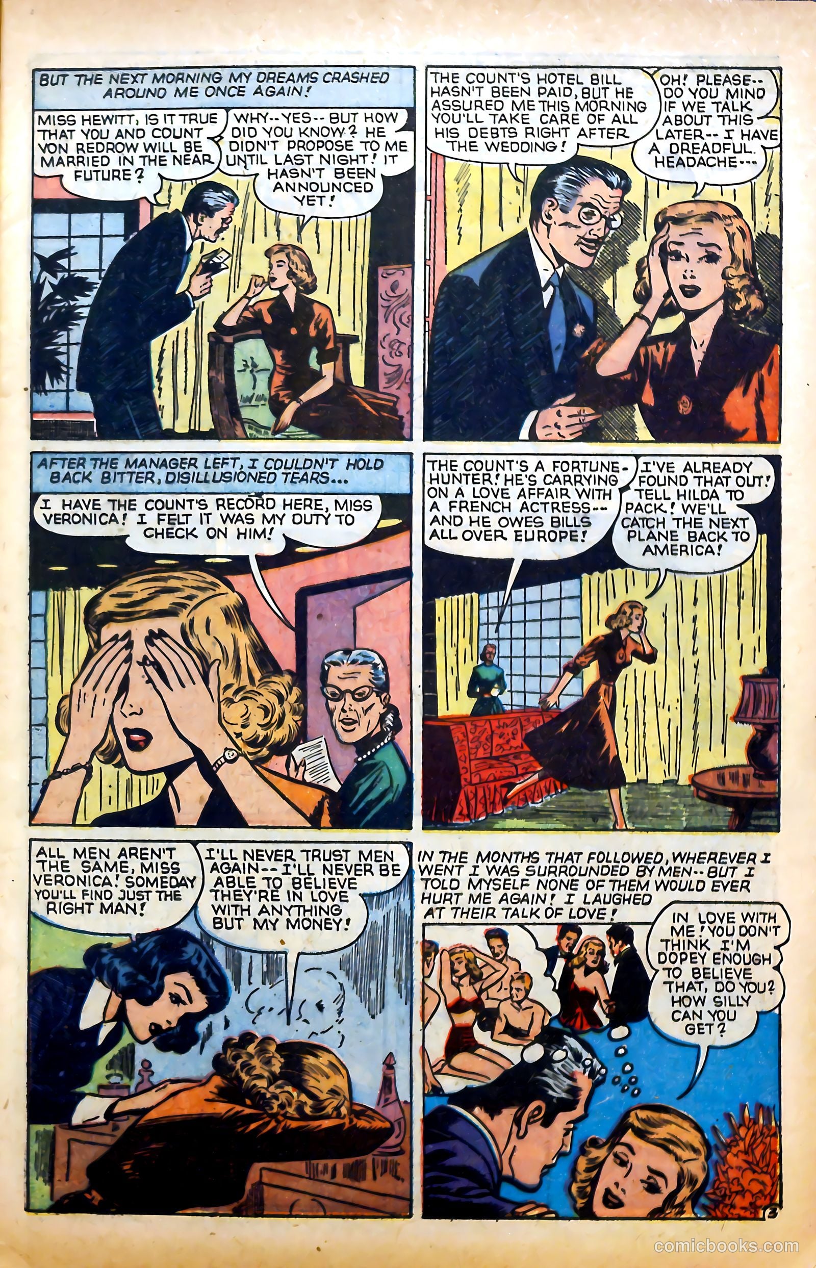 Glamorous Romances #70 (1953) — page 5 of 36