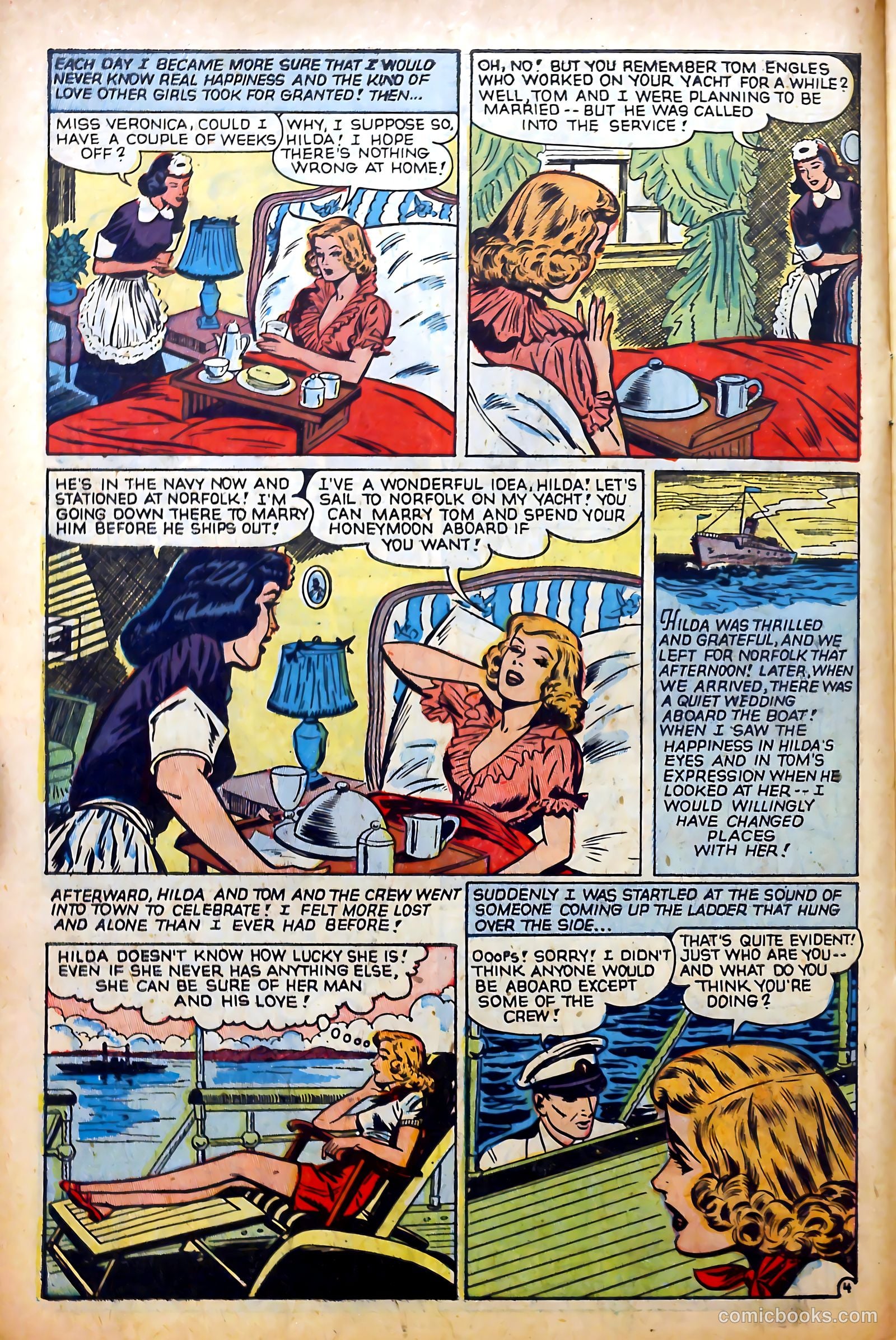 Glamorous Romances #70 (1953) — page 6 of 36