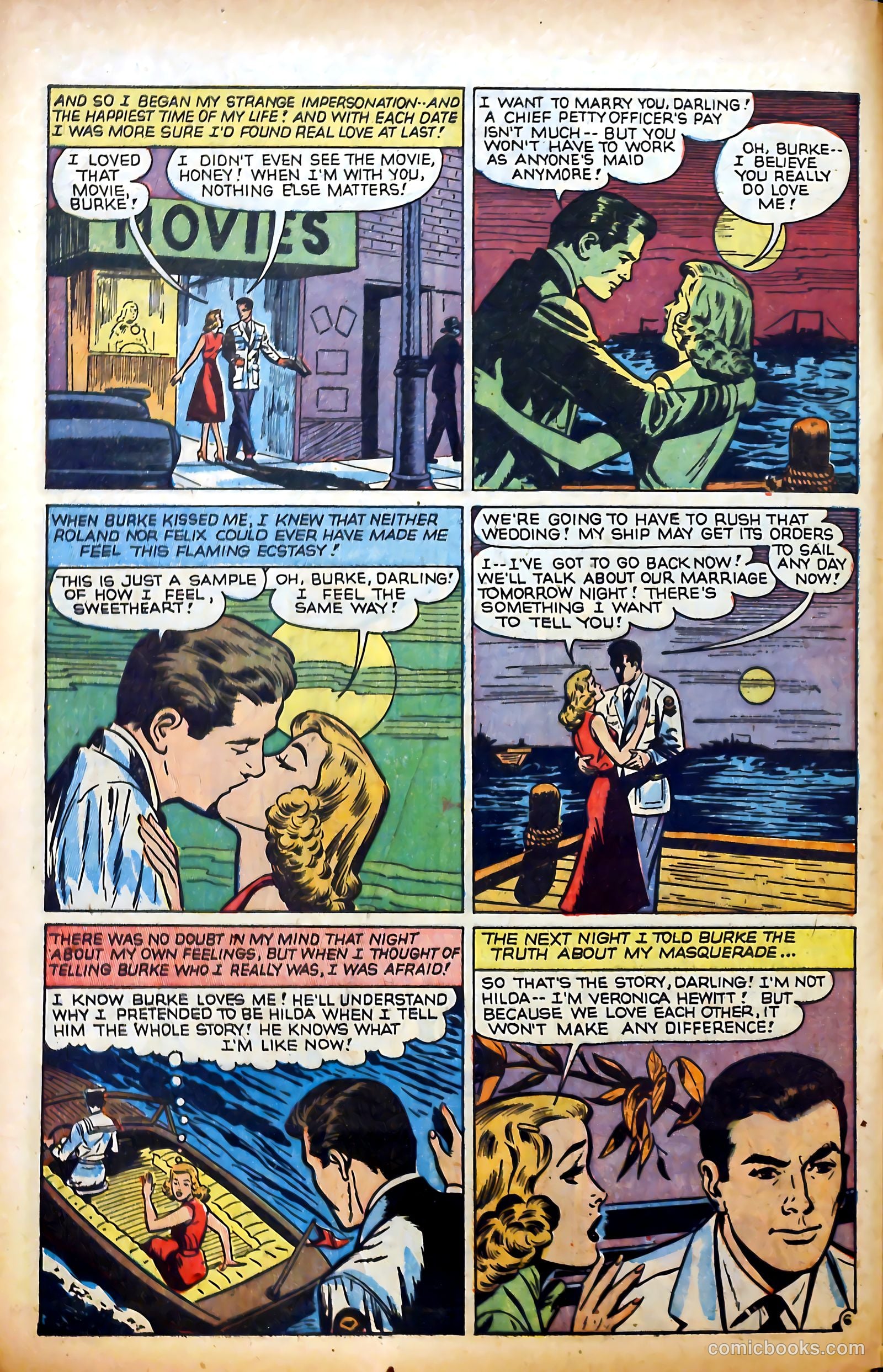 Glamorous Romances #70 (1953) — page 8 of 36