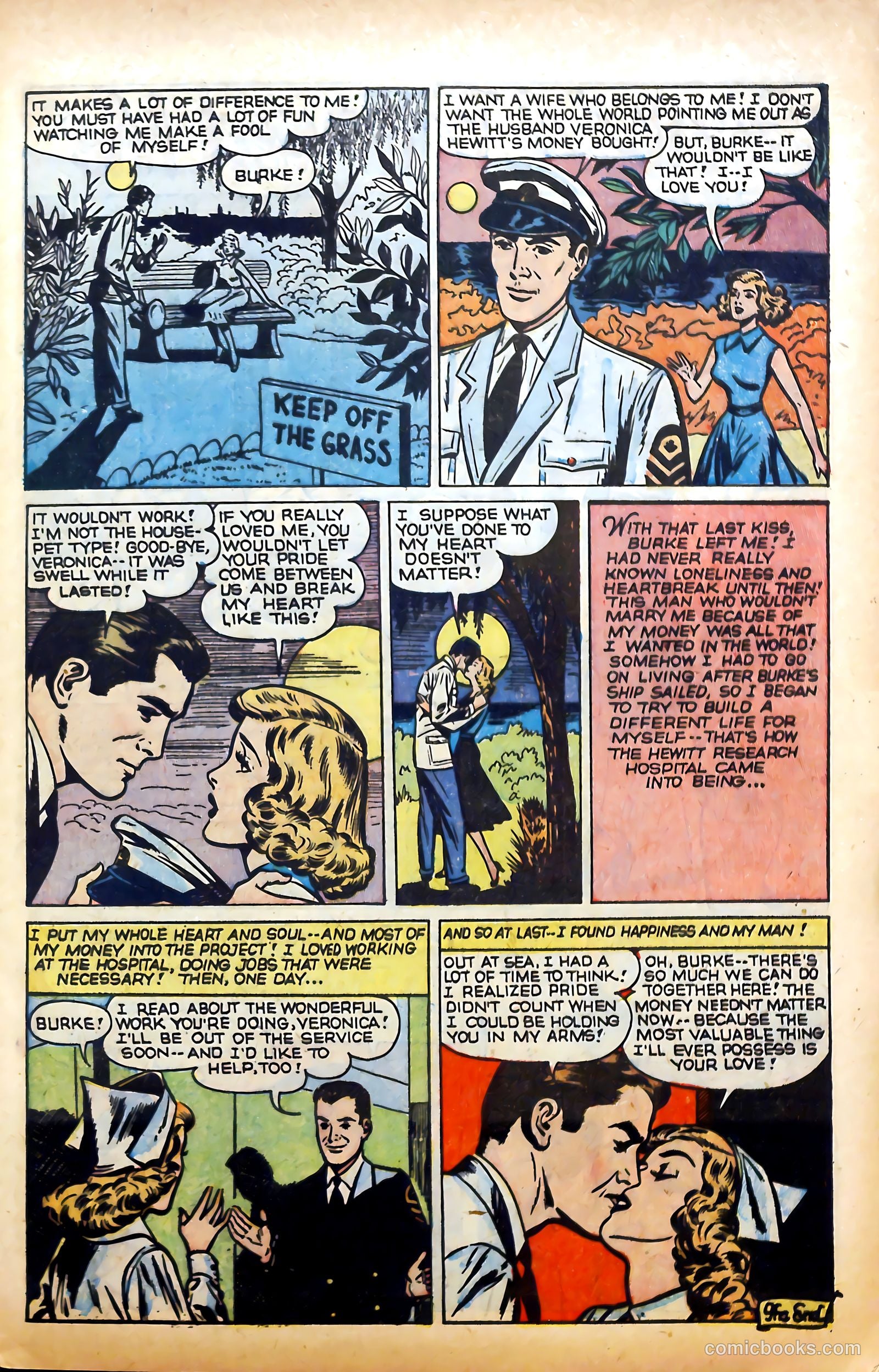 Glamorous Romances #70 (1953) — page 9 of 36