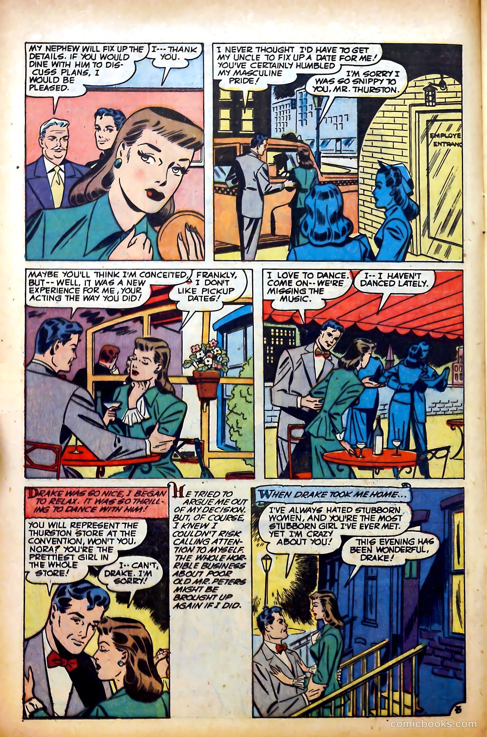 Glamorous Romances #70 (1953) — page 12 of 36