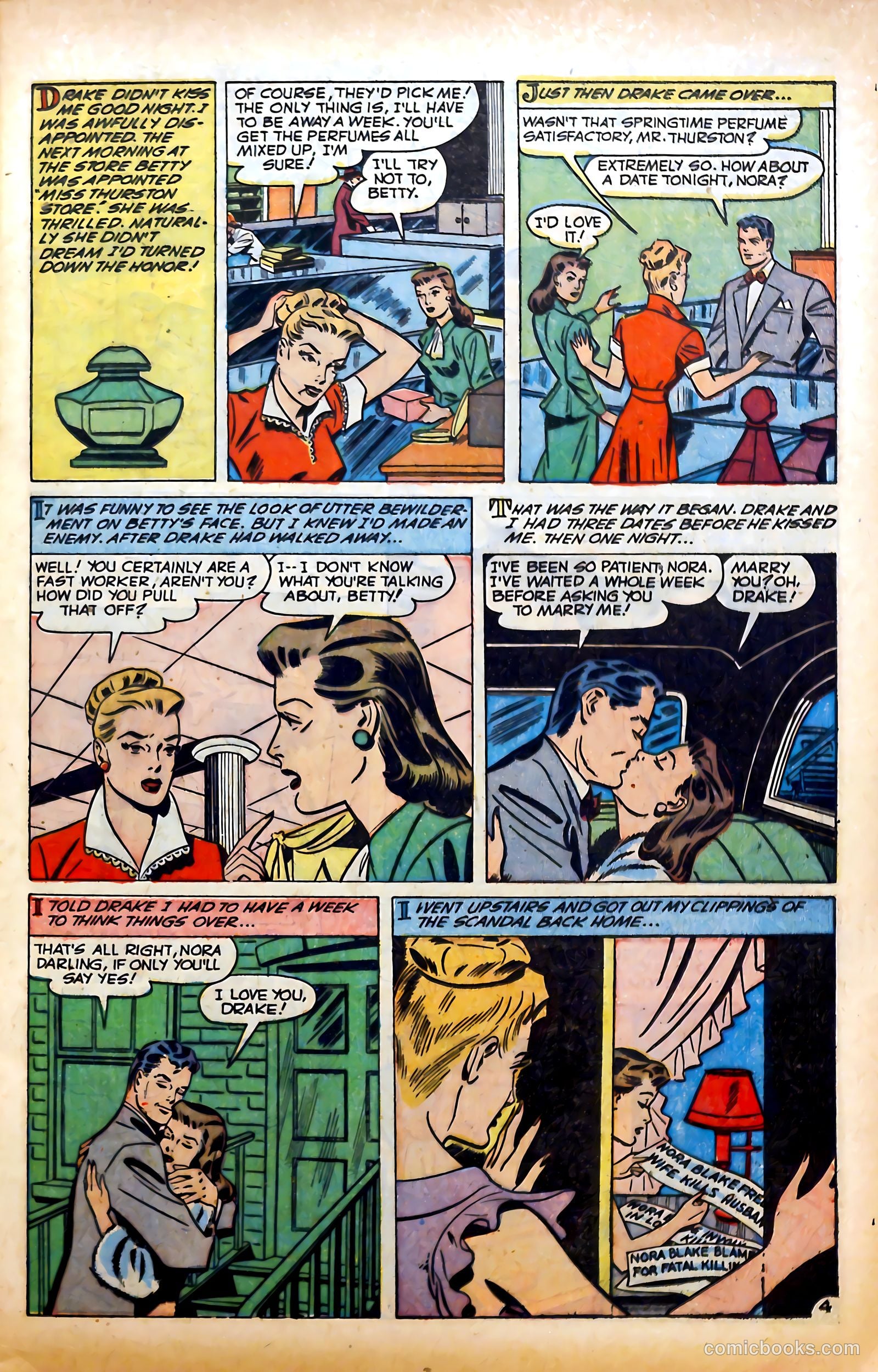 Glamorous Romances #70 (1953) — page 13 of 36