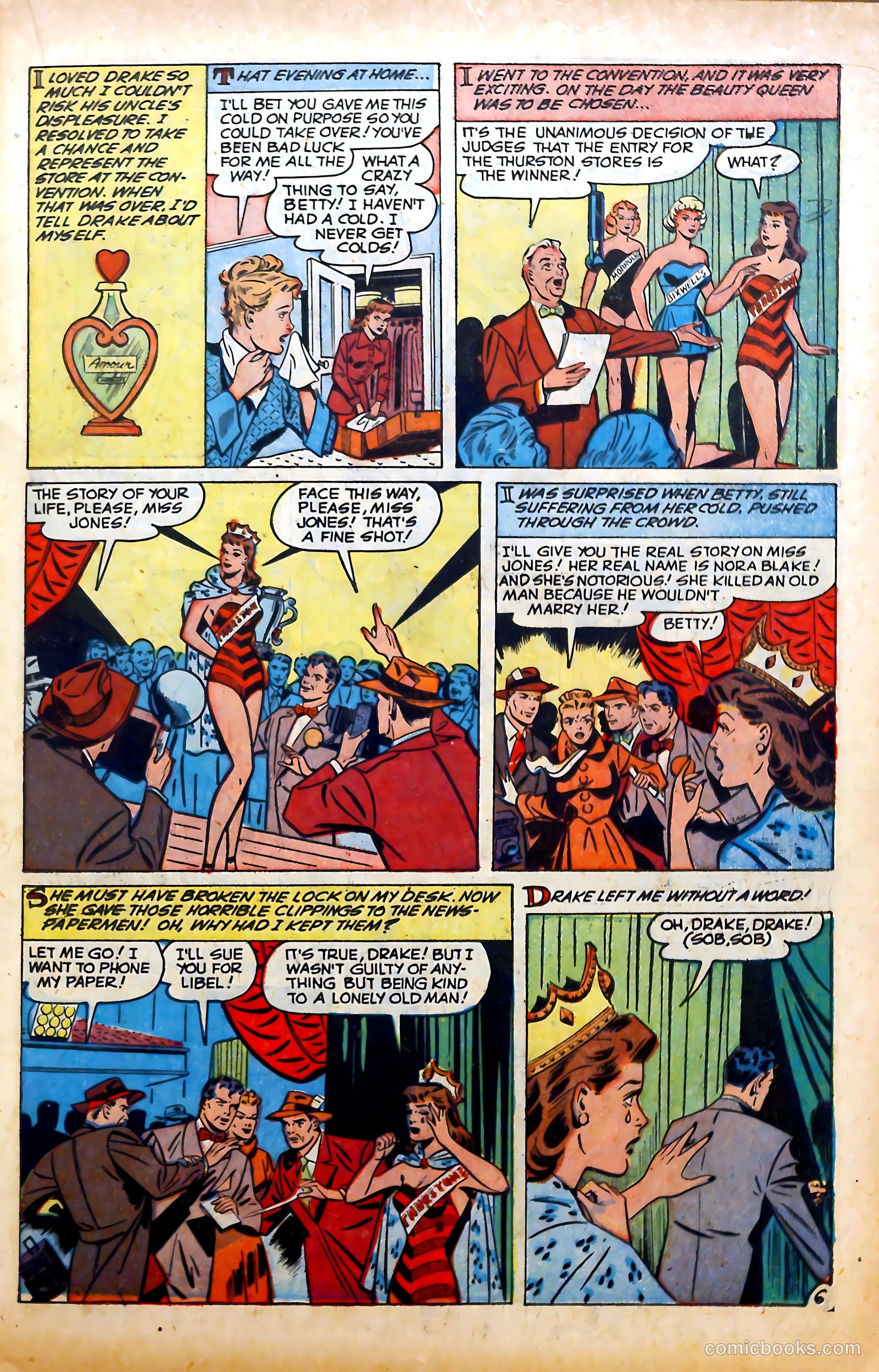 Glamorous Romances #70 (1953) — page 15 of 36