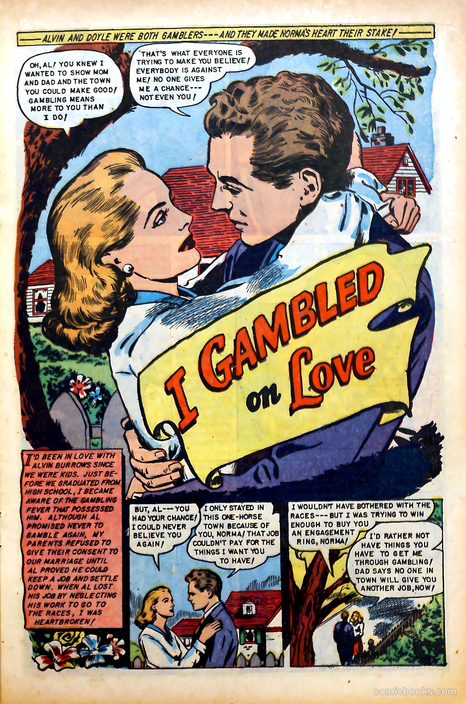Glamorous Romances #70 (1953) — page 17 of 36