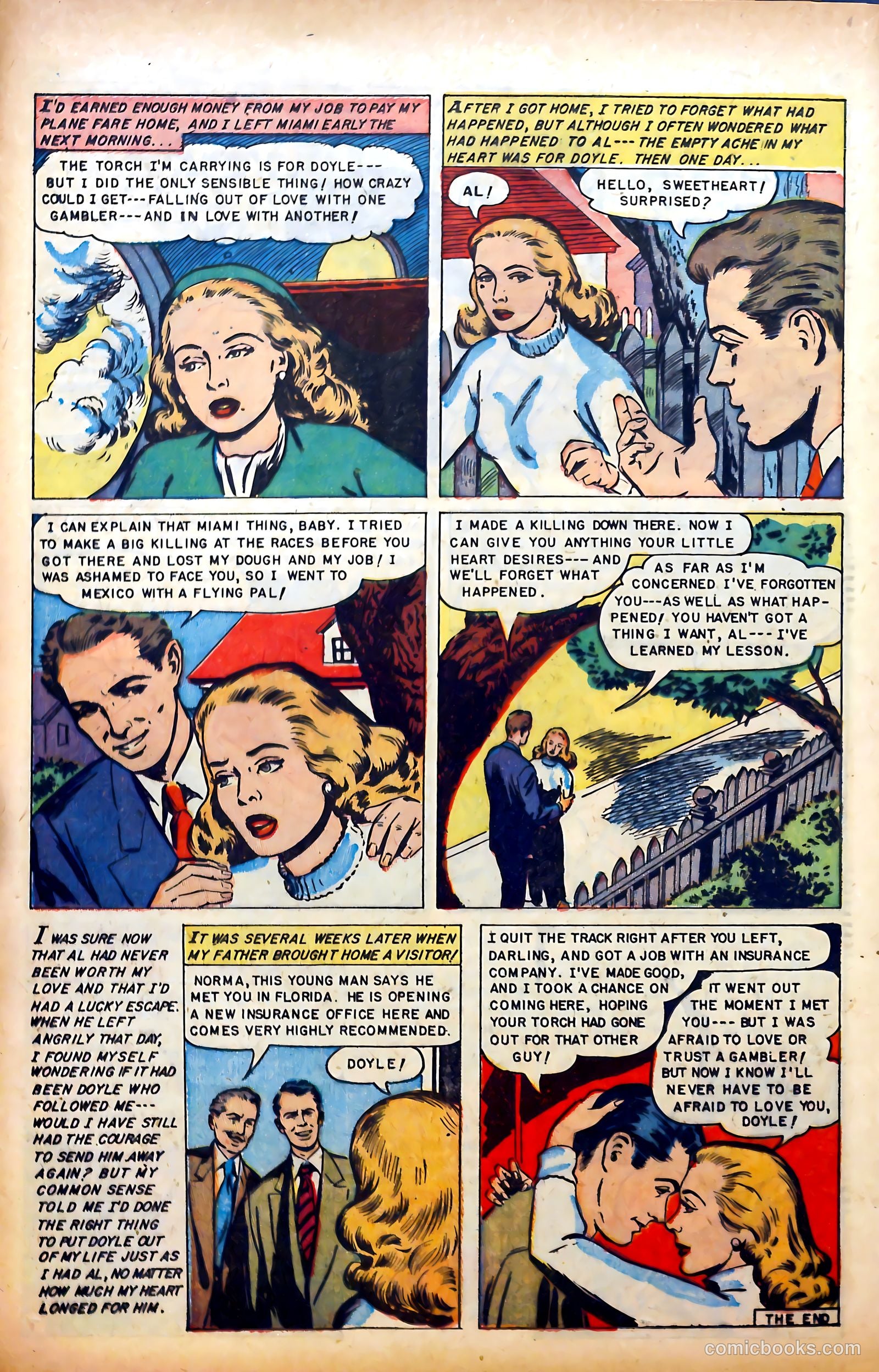 Glamorous Romances #70 (1953) — page 24 of 36
