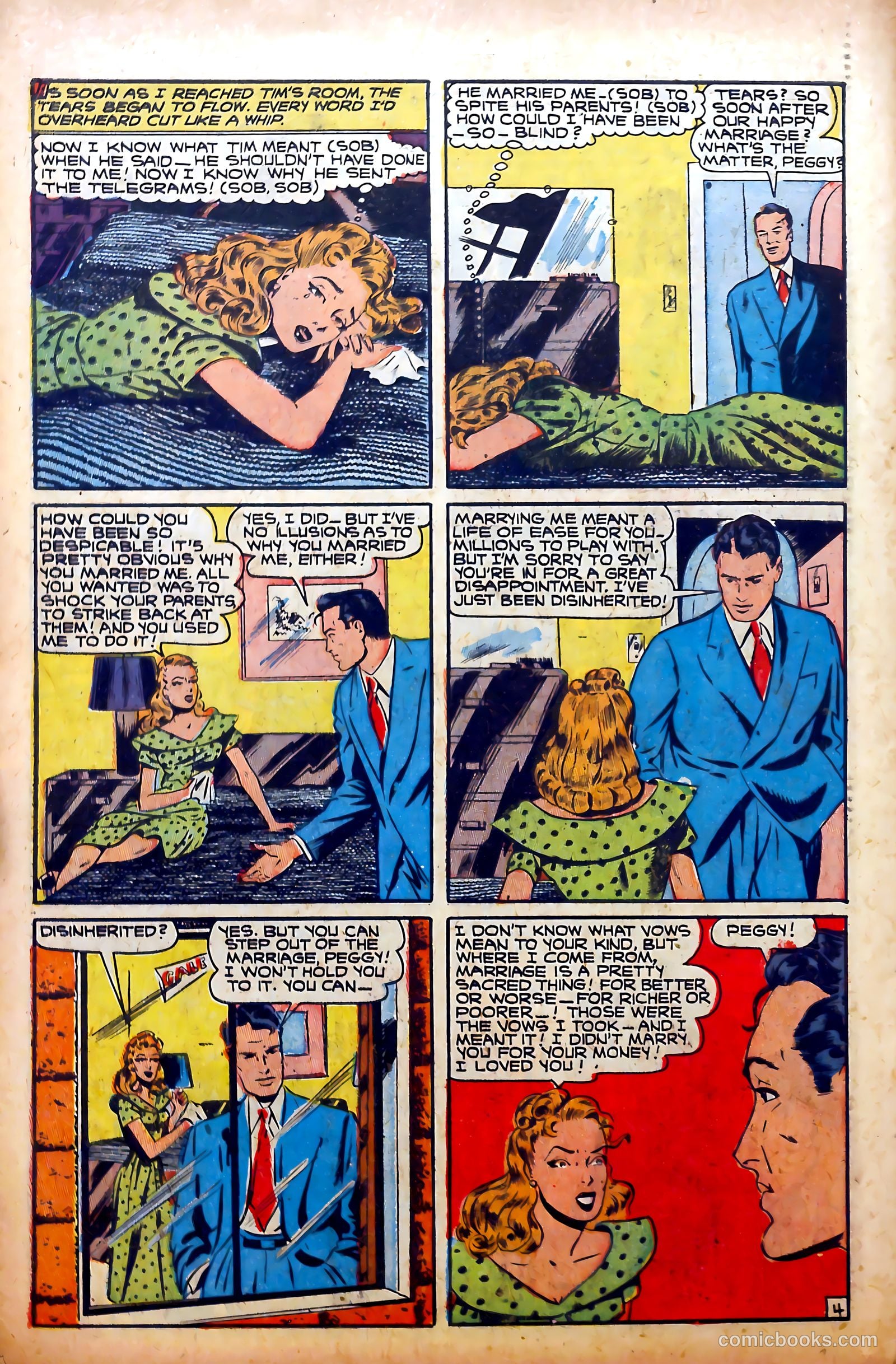Glamorous Romances #70 (1953) — page 30 of 36