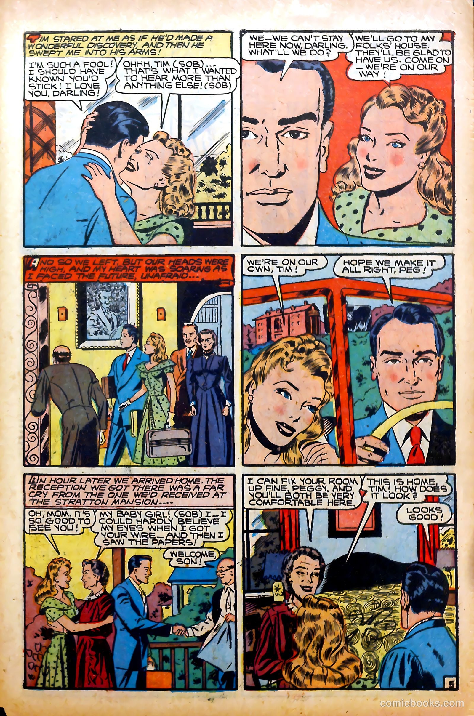 Glamorous Romances #70 (1953) — page 31 of 36