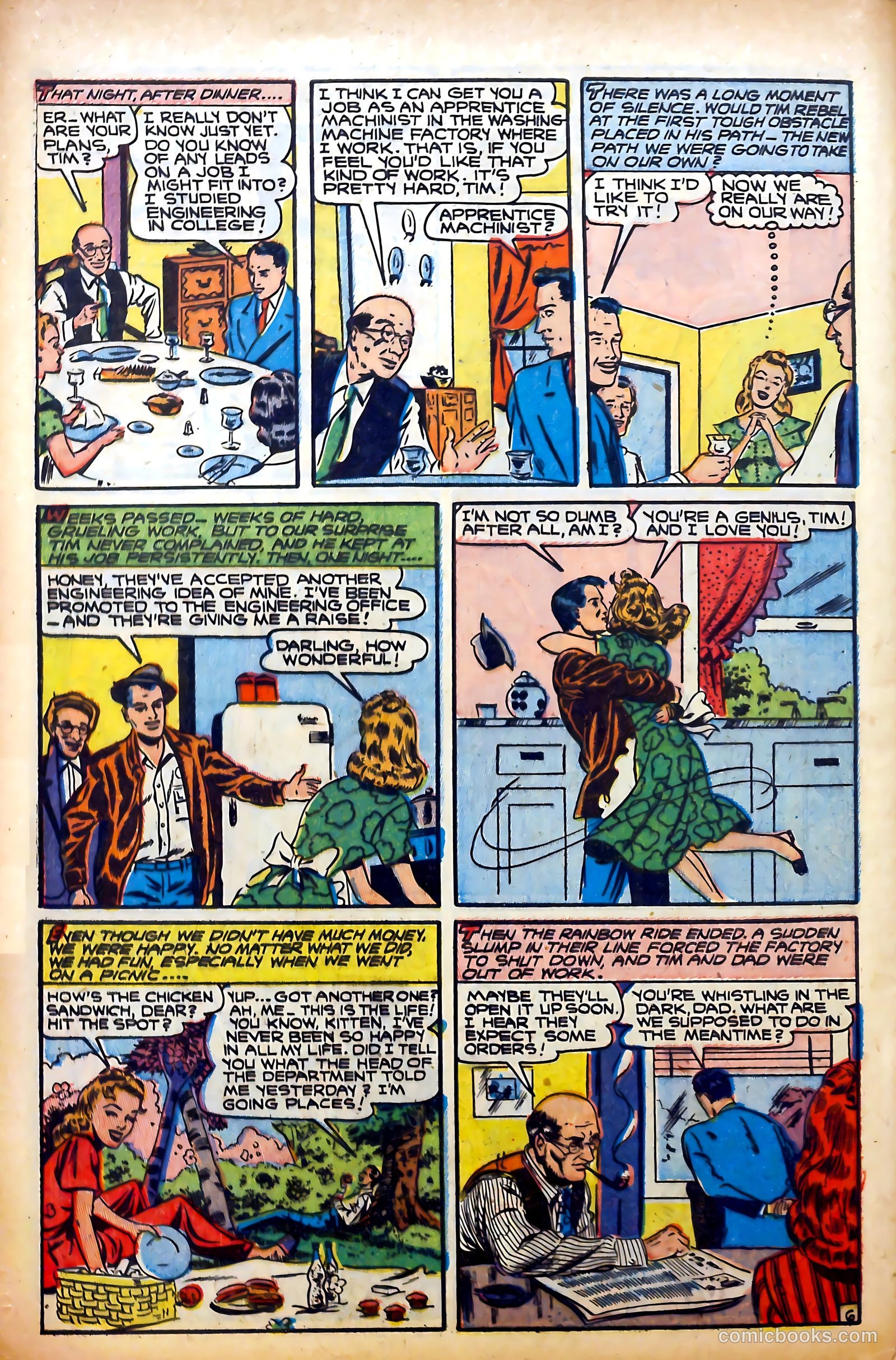 Glamorous Romances #70 (1953) — page 32 of 36