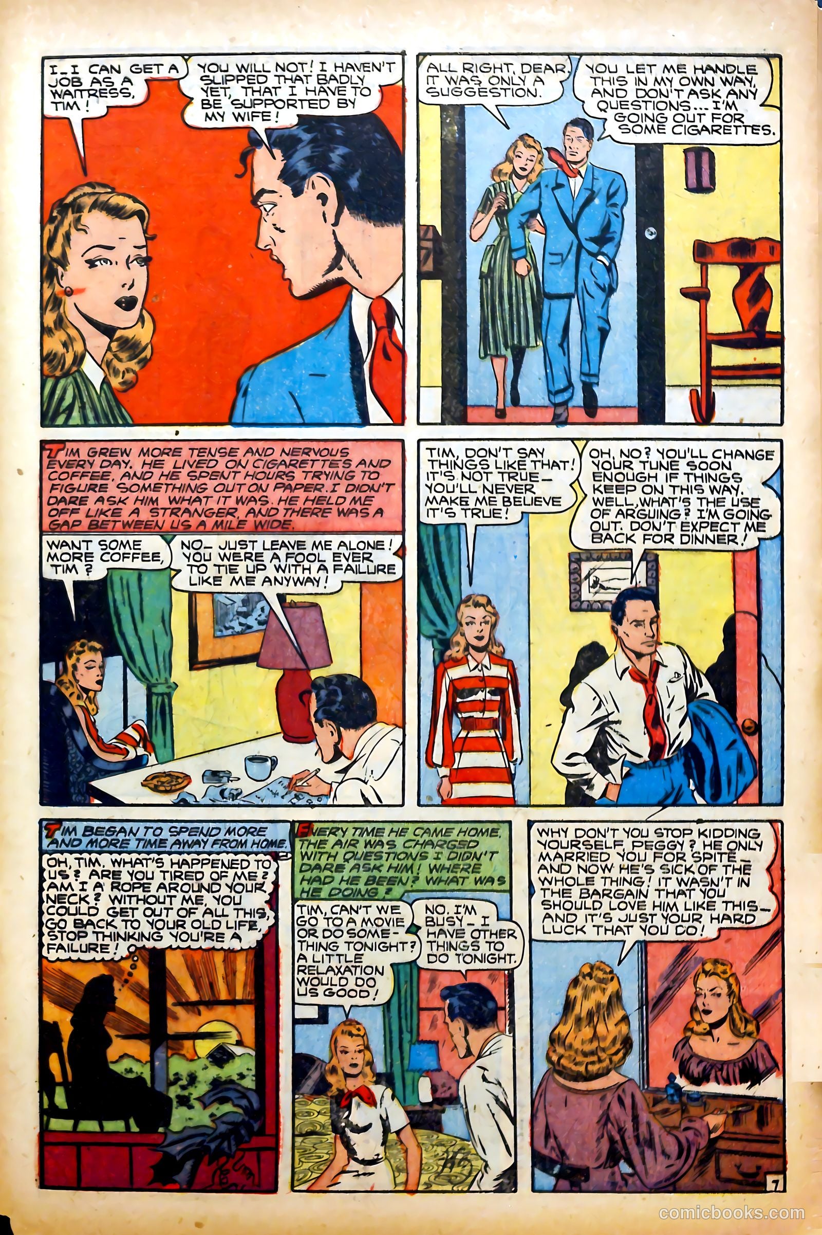 Glamorous Romances #70 (1953) — page 33 of 36