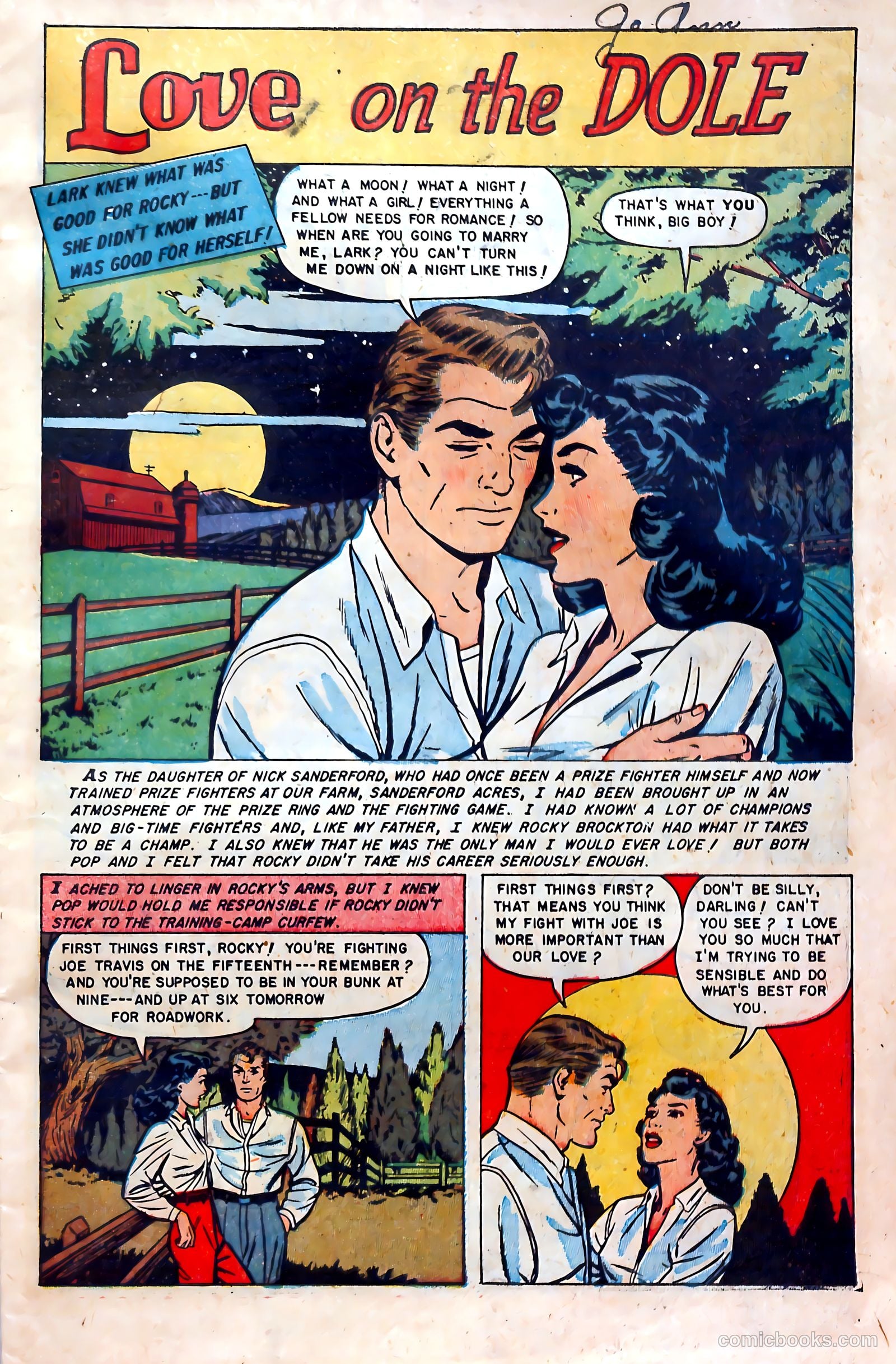 Glamorous Romances #71 (1953) — page 4 of 37