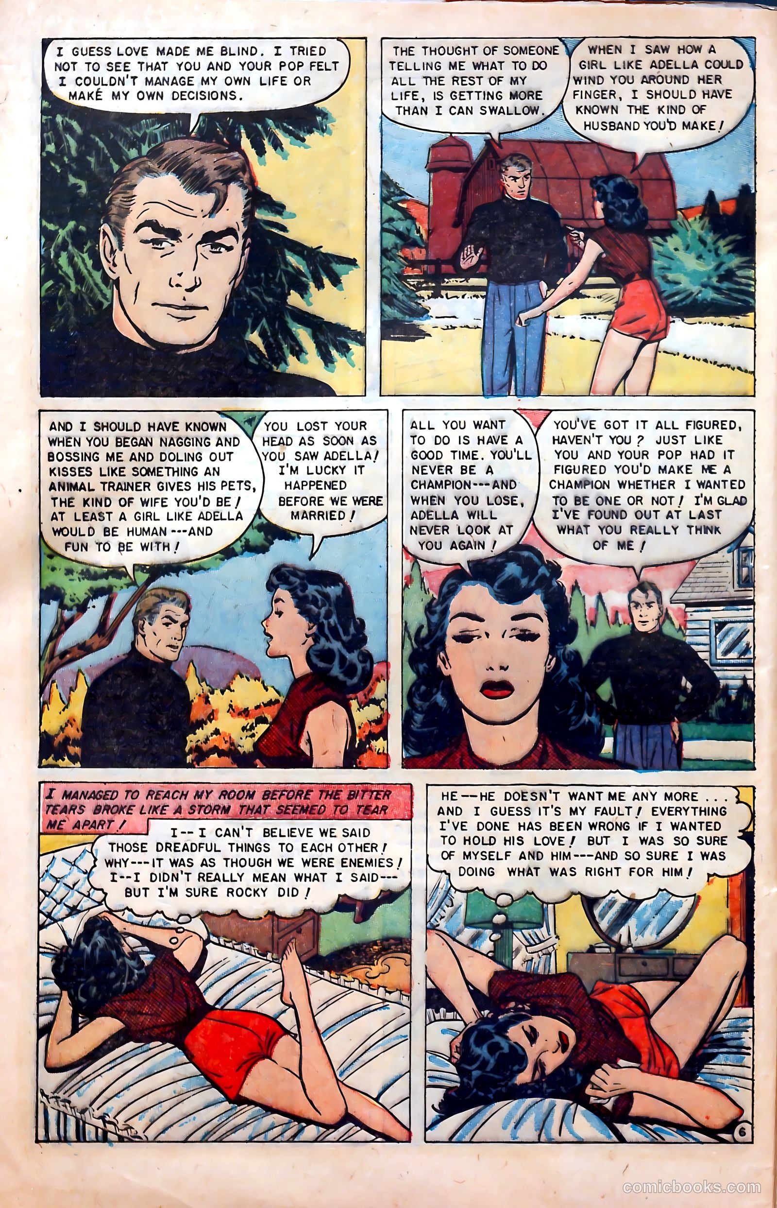 Glamorous Romances #71 (1953) — page 9 of 37