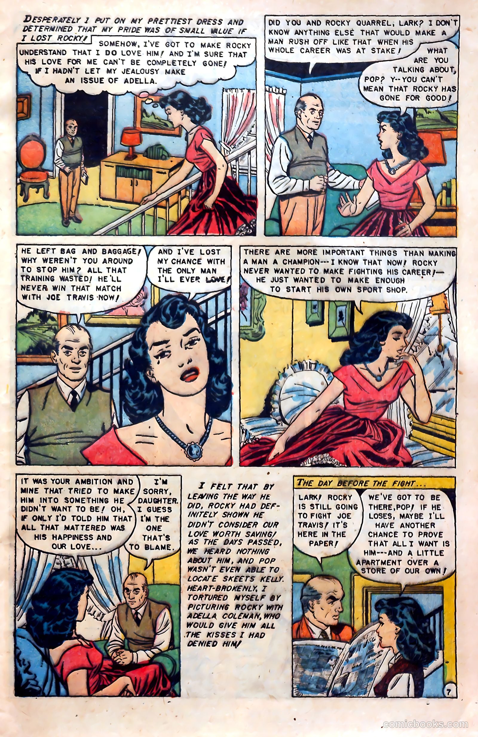 Glamorous Romances #71 (1953) — page 10 of 37