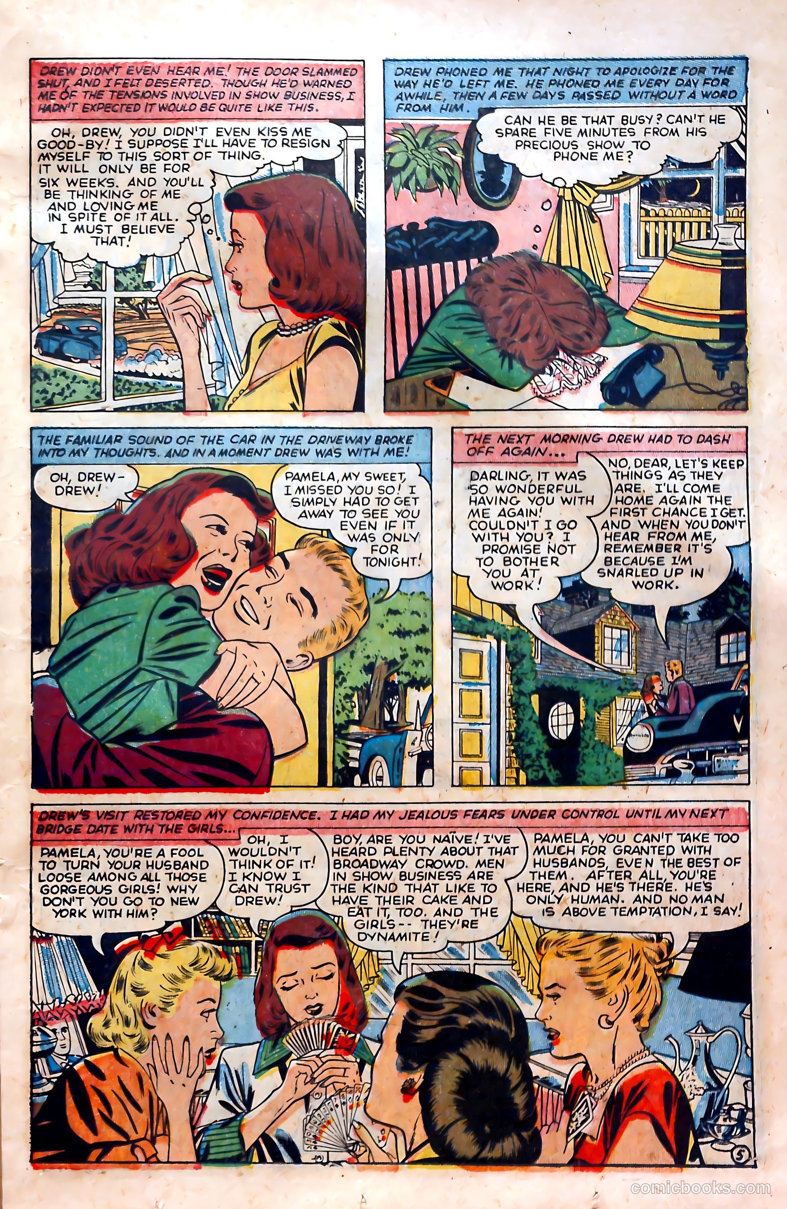 Glamorous Romances #71 (1953) — page 16 of 37