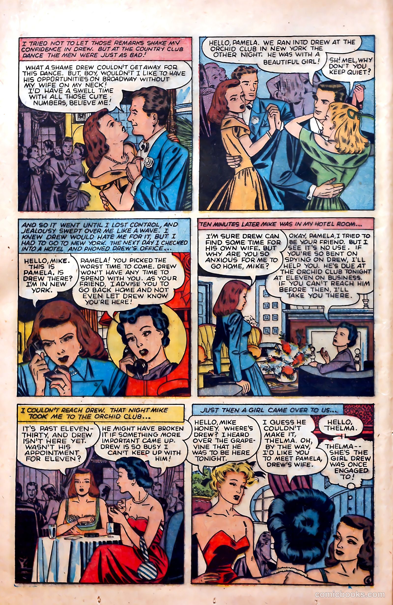 Glamorous Romances #71 (1953) — page 17 of 37