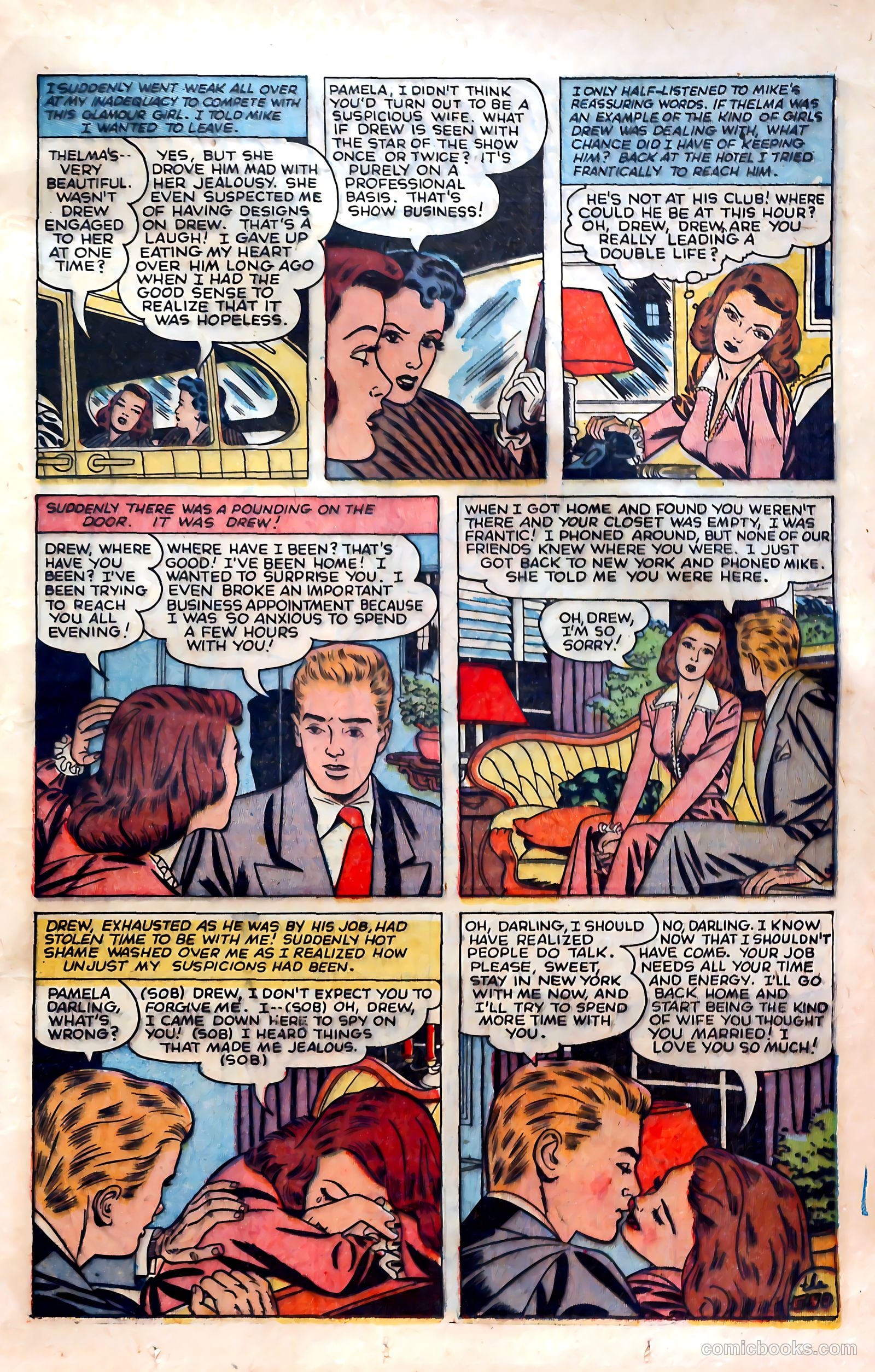 Glamorous Romances #71 (1953) — page 18 of 37