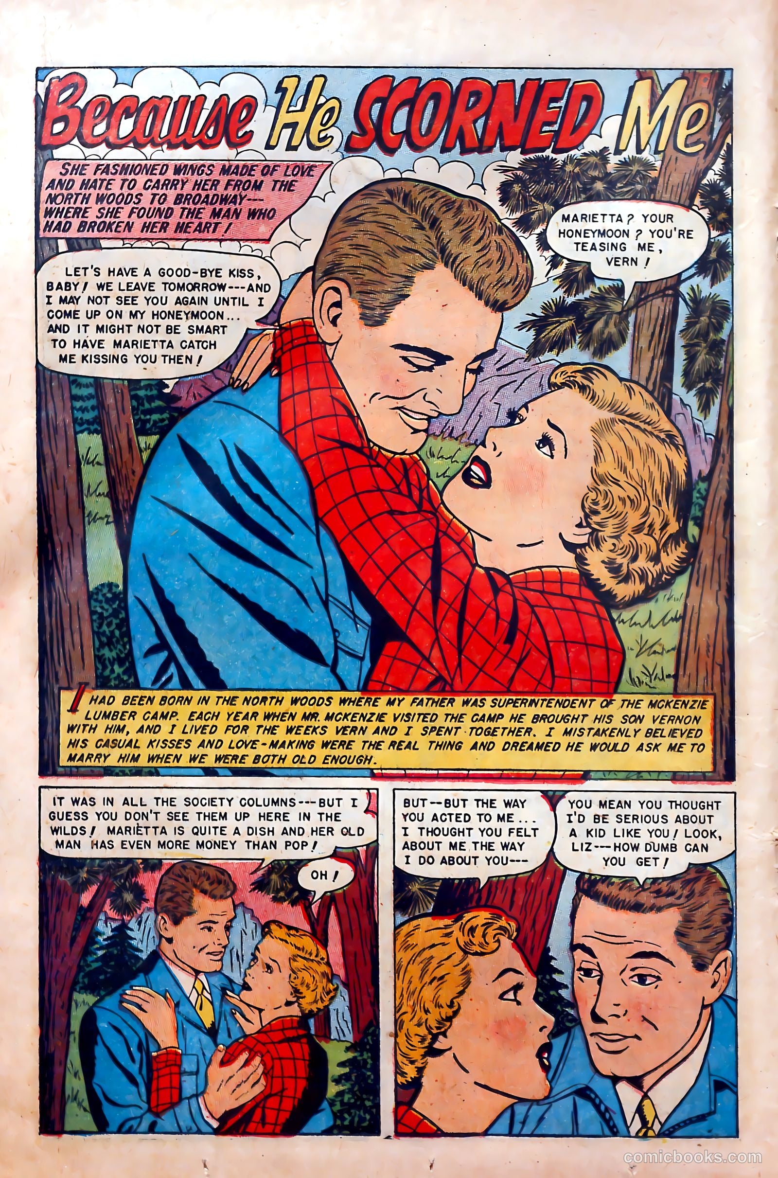Glamorous Romances #71 (1953) — page 19 of 37