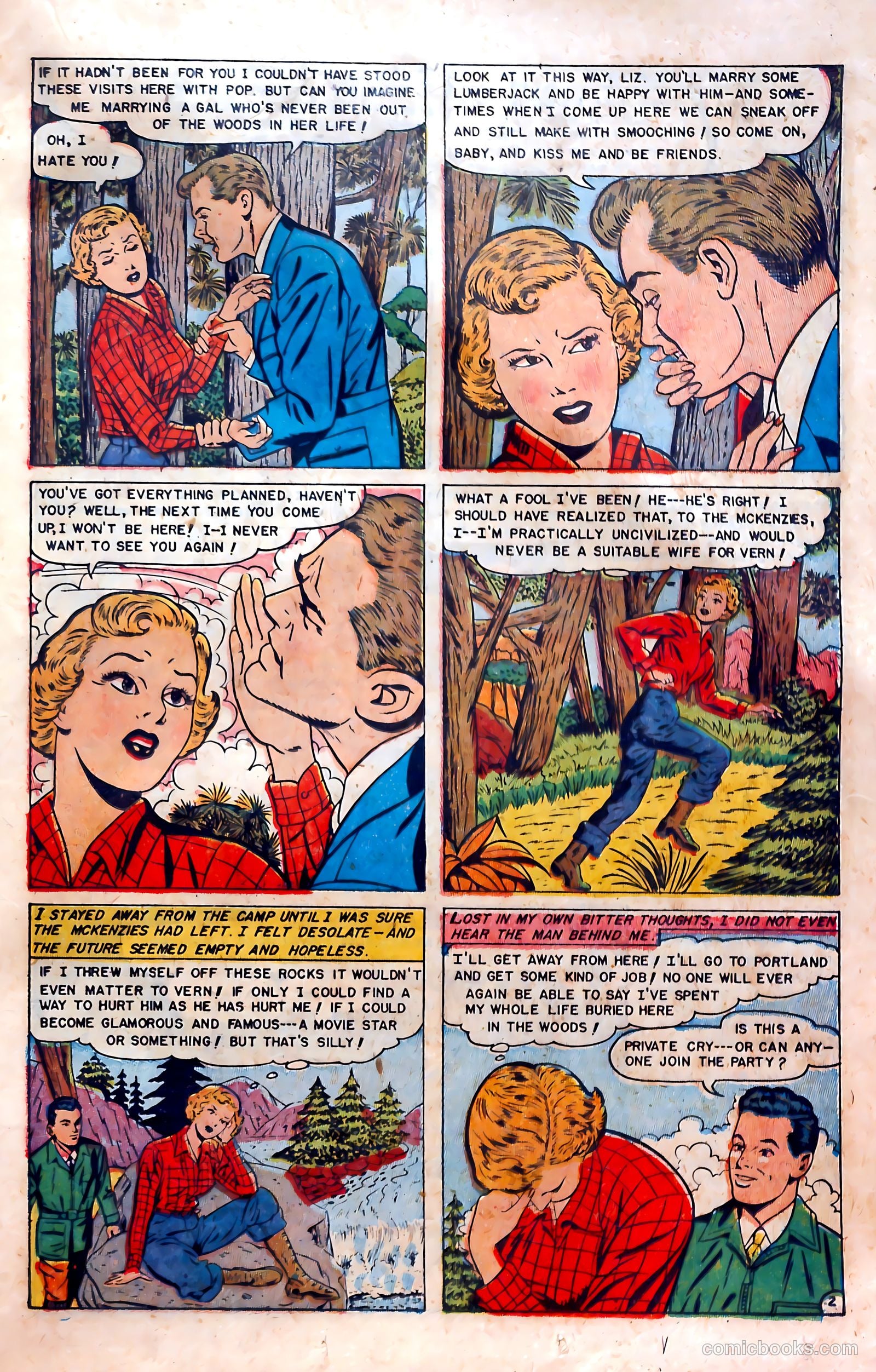 Glamorous Romances #71 (1953) — page 20 of 37