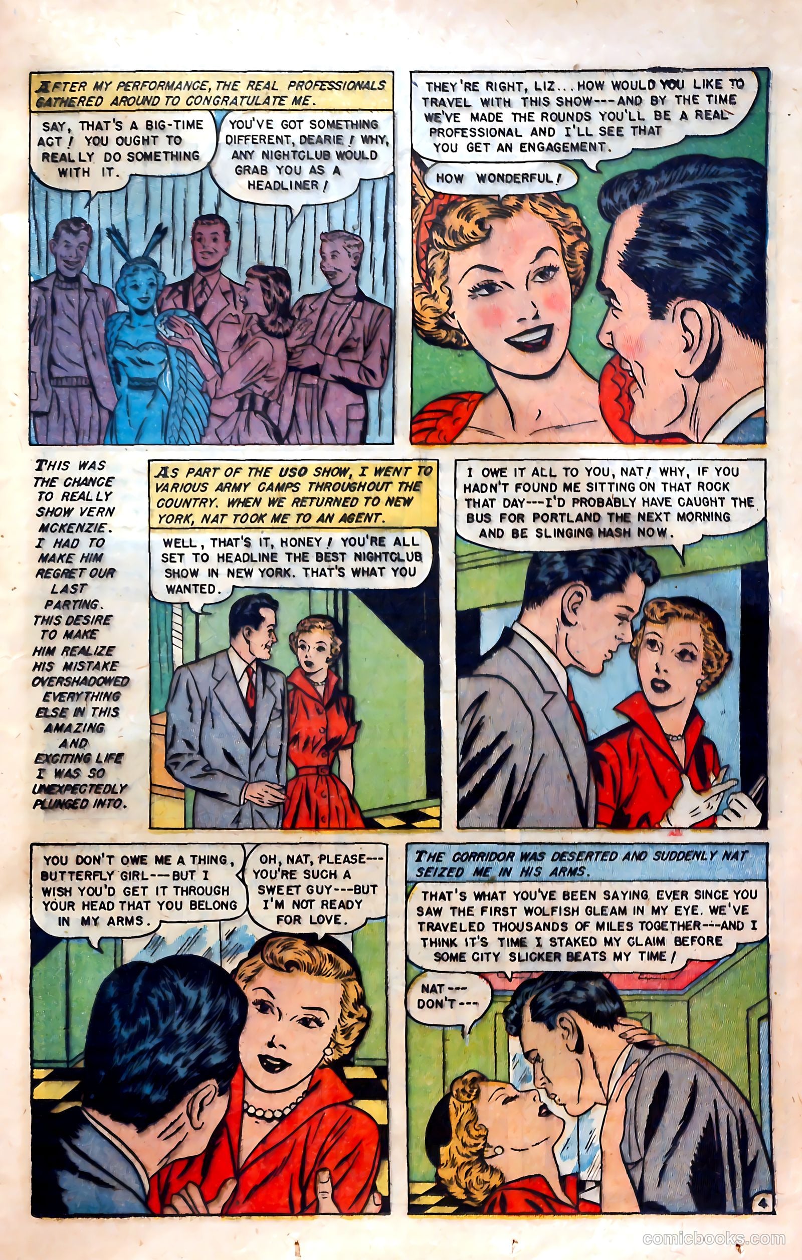 Glamorous Romances #71 (1953) — page 22 of 37