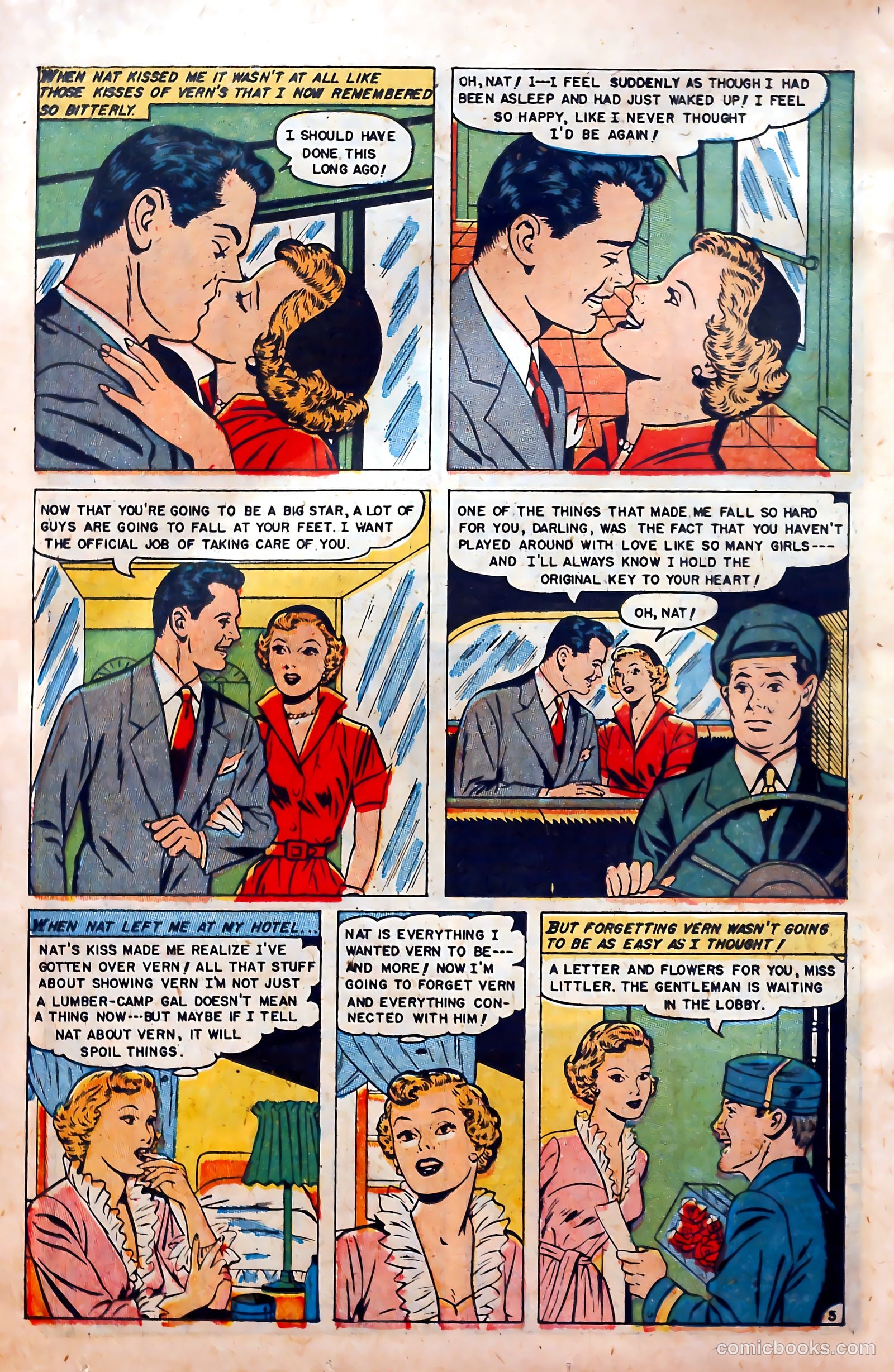 Glamorous Romances #71 (1953) — page 23 of 37
